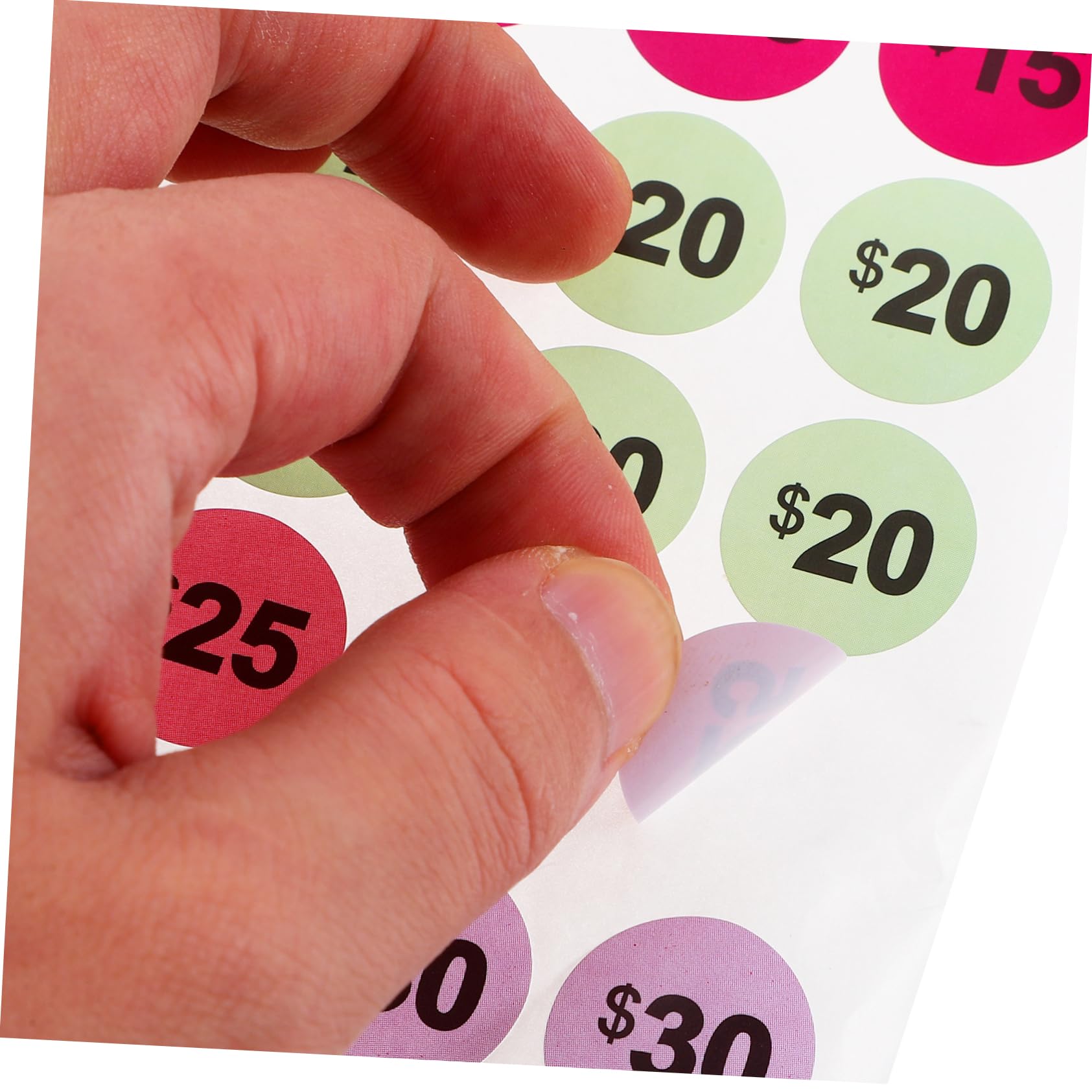 HAPINARY Self Adhesive Small Stickers 10 Sheets Sale Pricing Stickers for Supermarket