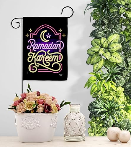 Miniatura 9 de Juego de banderas de jardín de Ramadán Kareem, soporte de pared para musulmanes religiosos, iftars, oraciones cristianas, religión cristiana,
