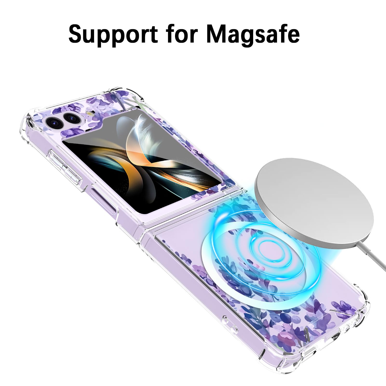 Amazon.co.jp: ZIYE Samsung Galaxy Z Flip 5 ケース [MagSafe対応