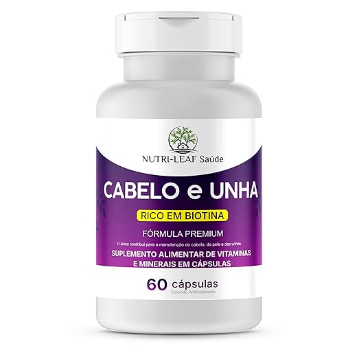 NUTRI-LEAF Biotina para Cabelo e Unha
