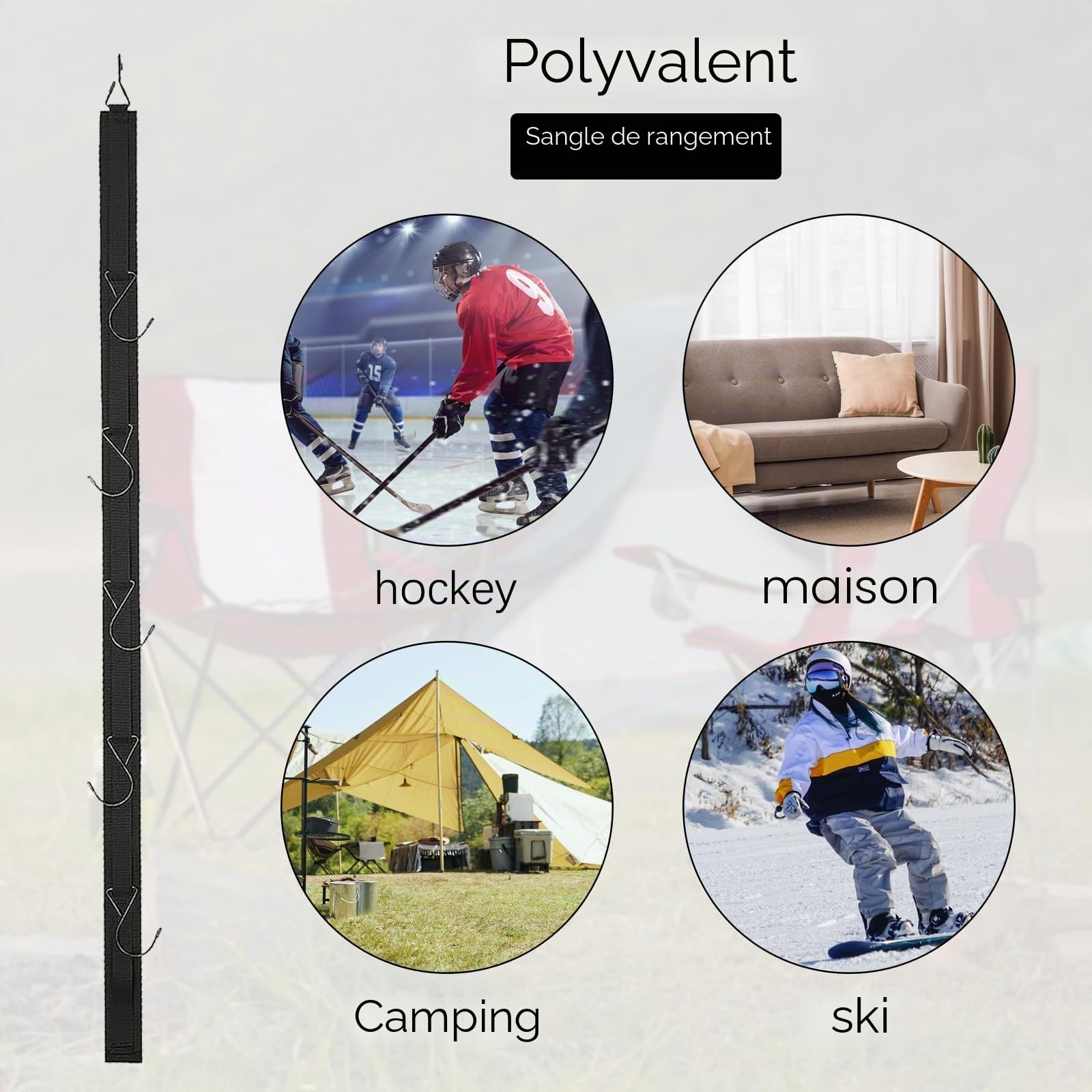 Support d'équipement de Hockey sur Glace, Cintre de Hockey, Support de séchage de Hockey, Cadeau de Hockey sur Glace, Cadeaux pour garçons et Hommes, Football, Baseball, étendoir à Linge pour