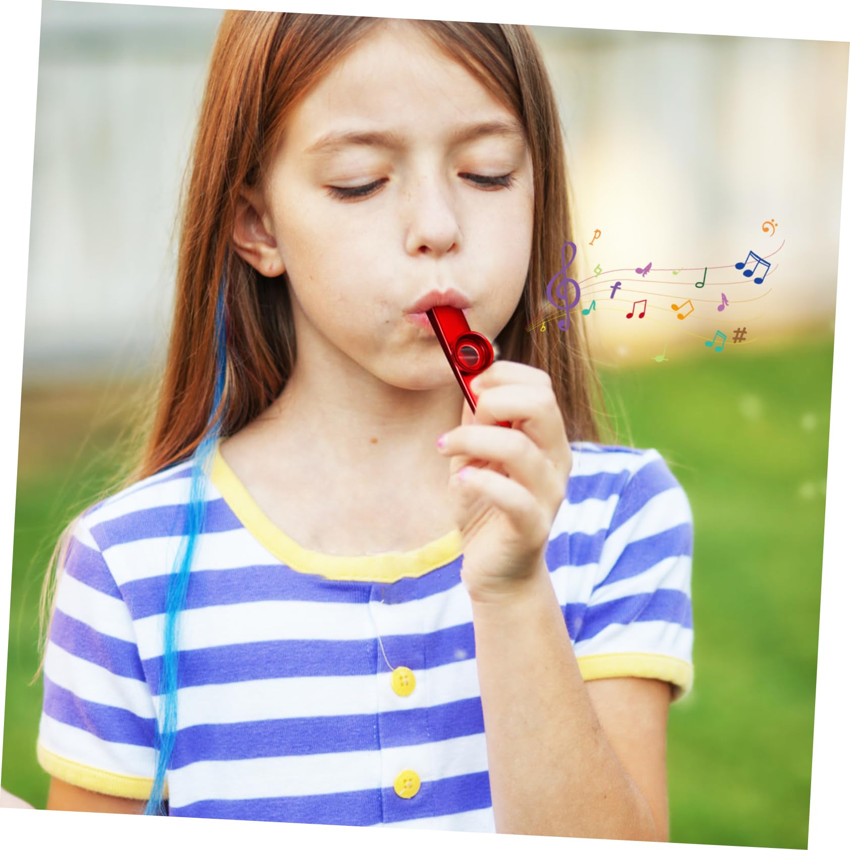 LIFKOME 6-piece Adult Kazoo Music Instrument Set for Parties Unique Musical Instruments for Boys and Girls and Adults