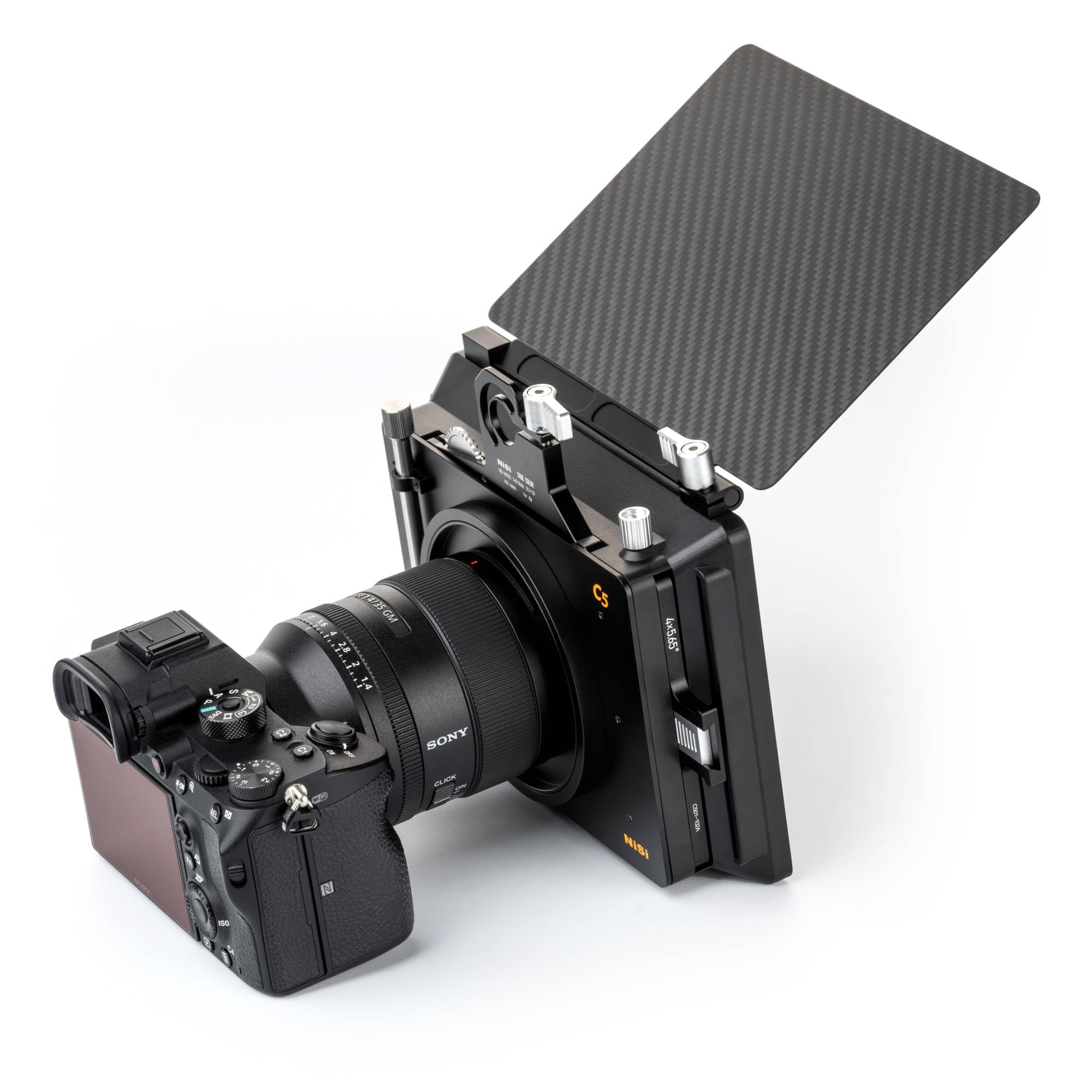 NiSi C5 Matte Box Filmmaker Kit (C5 Matte Box + Bandejas de Filtro + True Color VND 1-5 Pasos + FS ND16 + Black Mist 1/8 + Anillos Adaptadores 67/72/77/82/95mm)