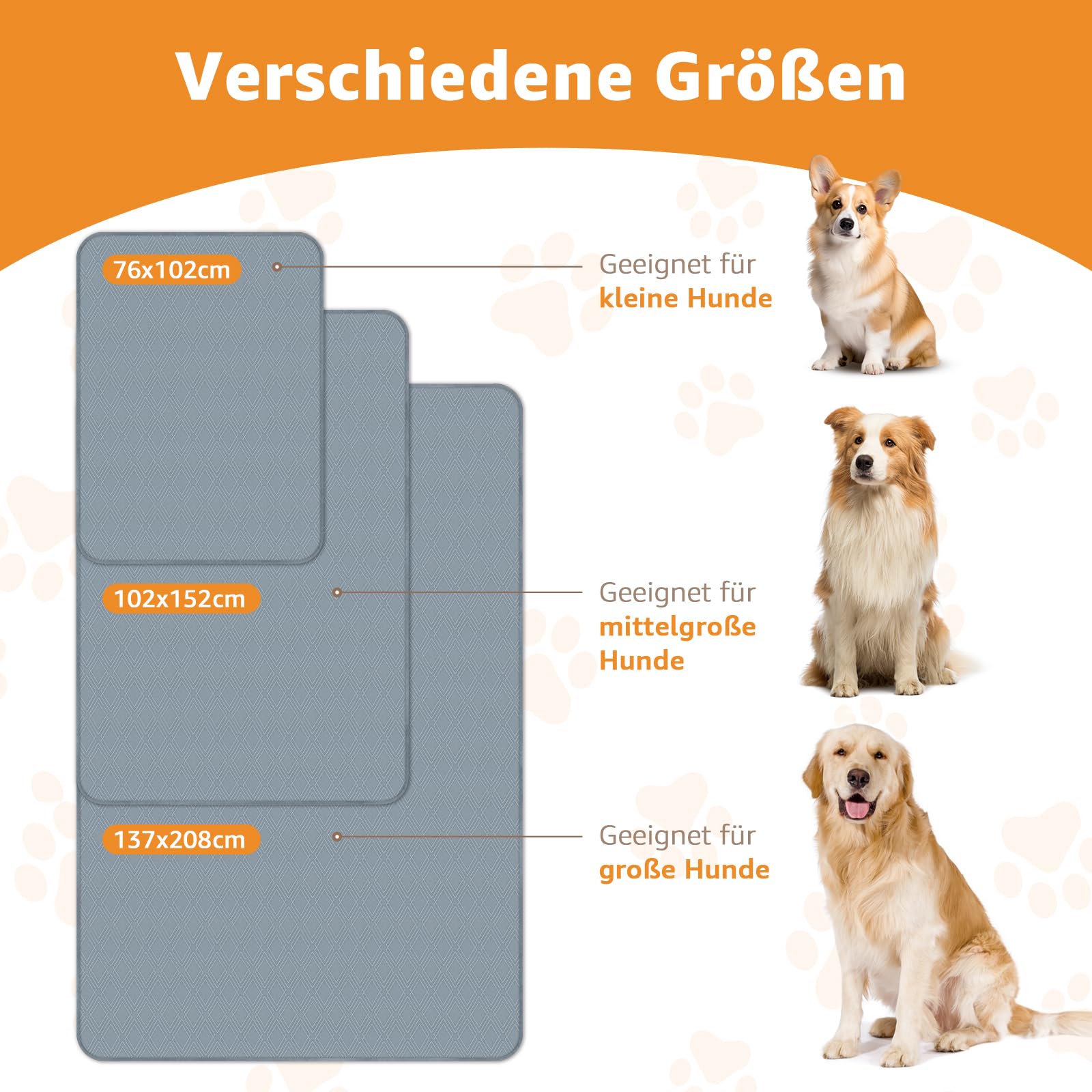 PICK FOR LIFE Couverture imperméable pour chien - Couverture moelleuse lavable pour chiens et chats - Couverture douce pour chiens - Protège les canapés et les lits, convient aux petits et grands