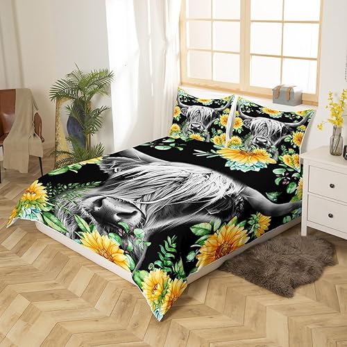 Miniatura 8 de Erosebridal Juego de funda de edredón con diseño de armas tamaño Queen, con temática militar occidental, para niños, adolescentes, hombres, funda de