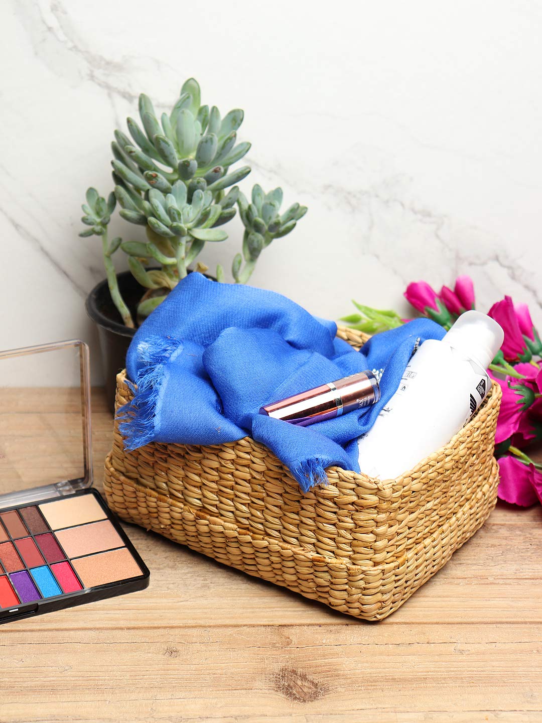 Habere India-All the Cultures Fabricating India Alternatives To Jute Rectangular Storage Baskets. (Size - 24 * 18 * 11 Cm), Beige 6 71svyHfGKML. SL1440