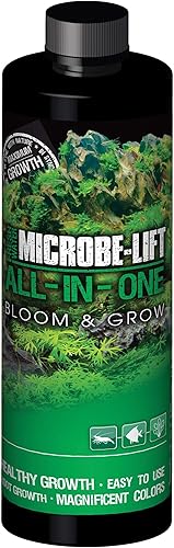 MICROBE-LIFT Fertilizante para plantas acuáticas todo en uno, aumenta el crecimiento de plantas y raíces, mejora la coloración, 8 onzas líquidas