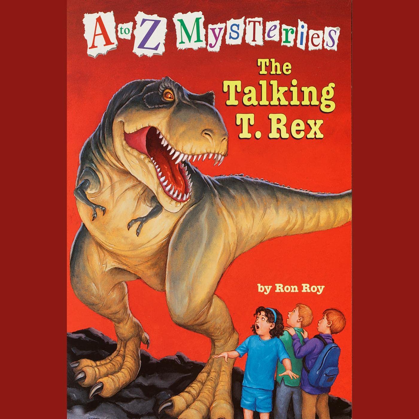 Cover art for A to Z Mysteries: The Talking T. Rex