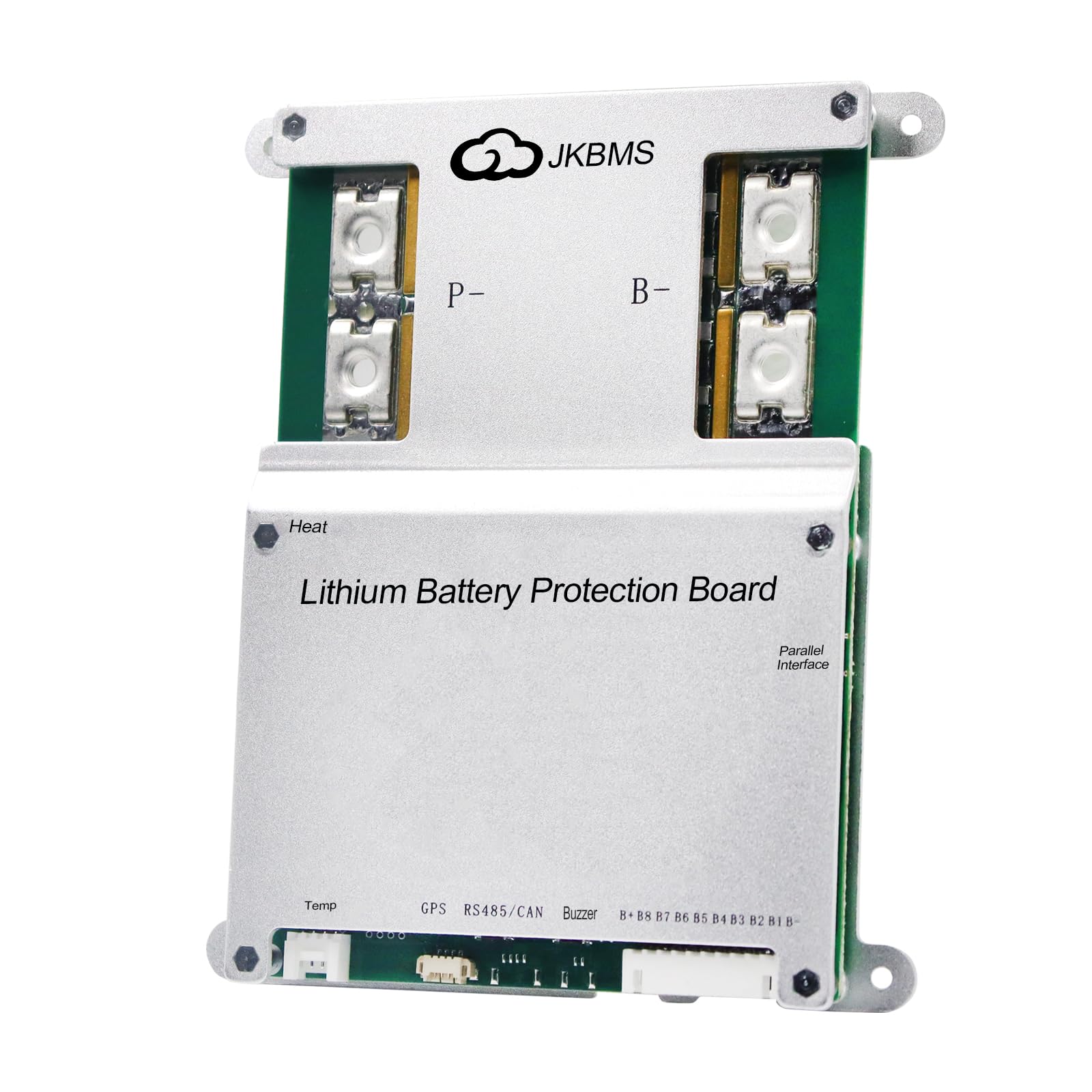 JKBMS Smart BMS 4S-8S 200A 1A Active Balance Build-in Bluetooth with RS485 PCB Battery Protection Board for LiFePO4 Li-ion LTO Battery Pack（JK-B1A8S20P）