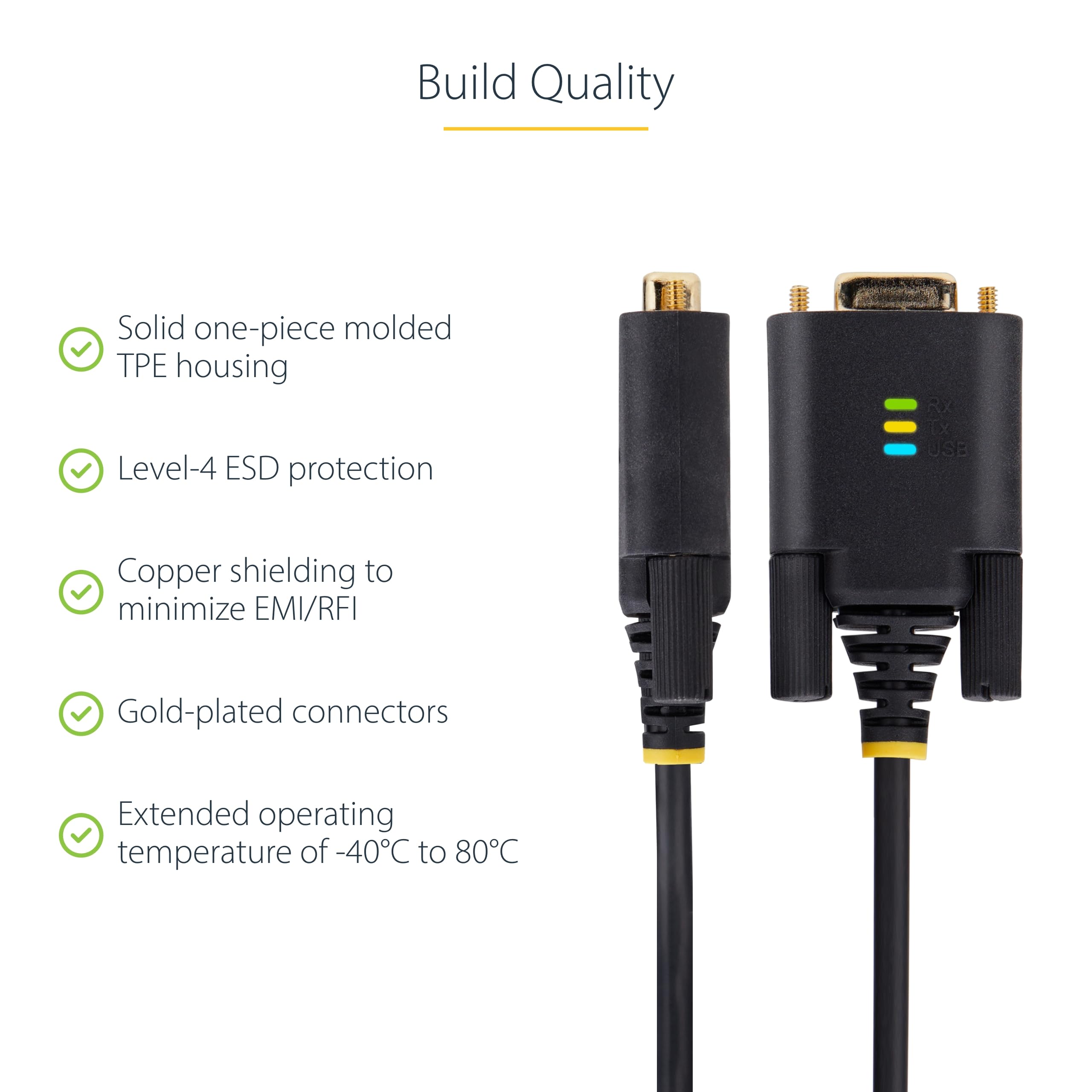 USB 2.0 naar Serieel Adapter - USB 2.0 naar serieel adapter, Connector