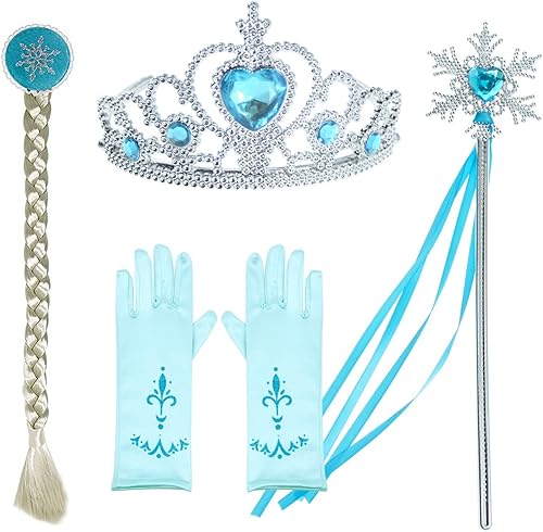 Miniatura 2 de Princess Costumes Fancy Party Birthday,Christmas Dress Up for Little Girls with Accessories