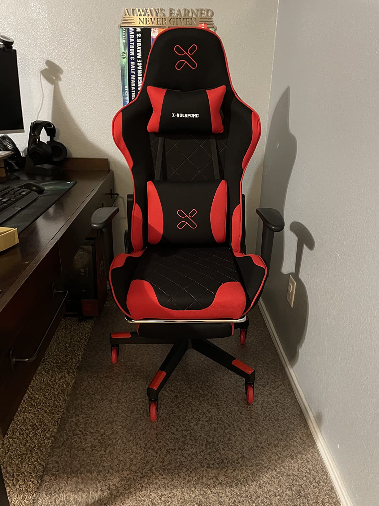 23/mo Finance XVOLSPORT Massage Gaming Chair with Footrest