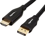 Amazon Basics Uni-Directional DisplayPort to HDMI Display Cable 4K@30Hz - 10 Feet