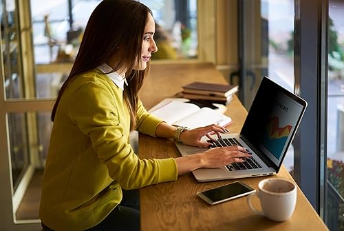 Miniatura 2 de 3M Filtro de privacidad de pantalla brillante para laptop de 14 pulgadas, 169, BP140W9B