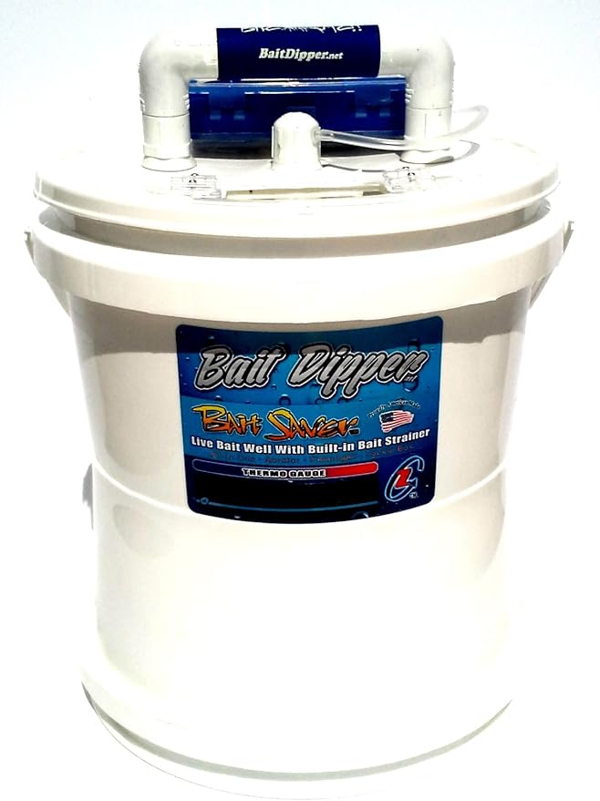 Bait Bucket Livewell Aerator Bait Saver Sports & Outdoors