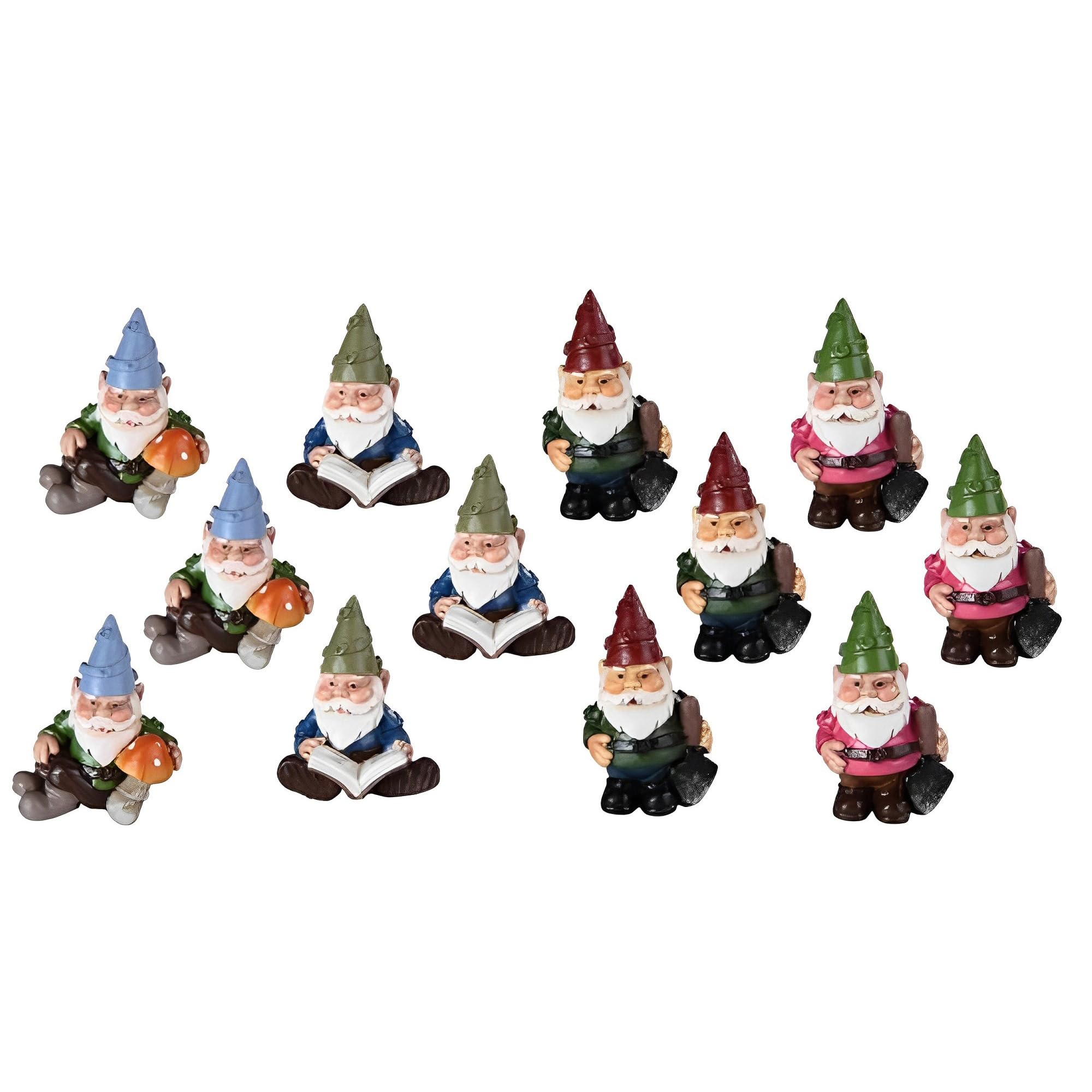 Figurines miniatures de nains mignons pour sublimer votre décoration de bureau et maison contemporaine
