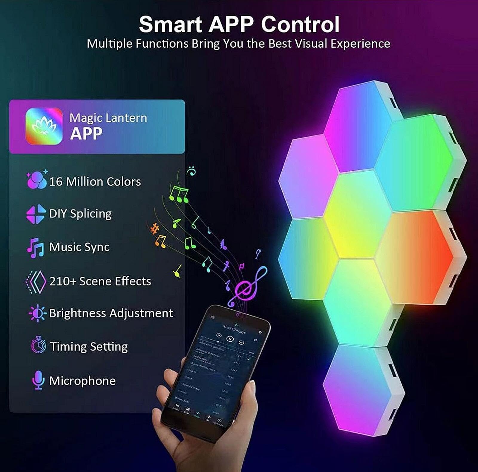 Amazon.co.jp : [Yhhui] ウォールライト スマートライトゲーミング