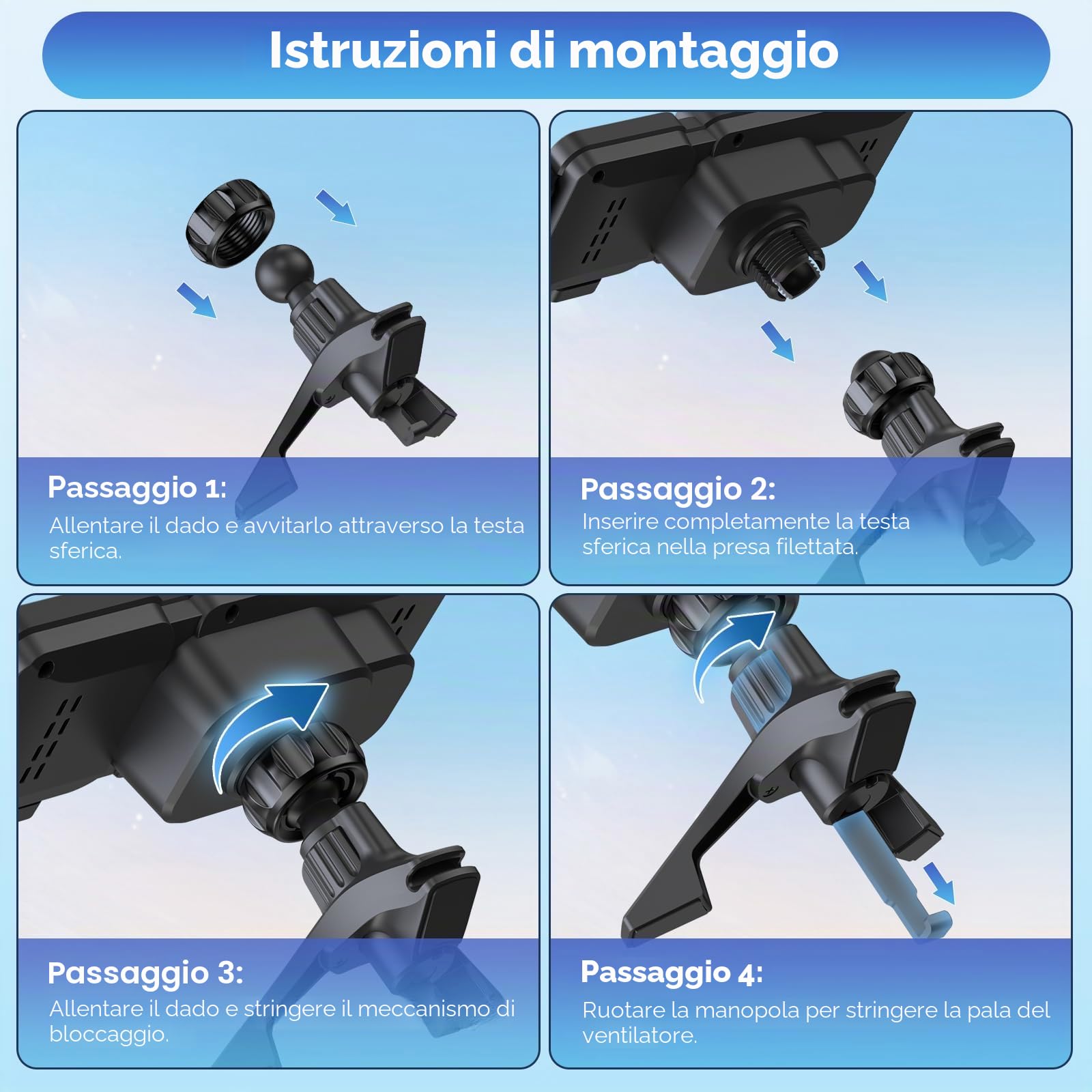 Supporto per cellulare auto per Galaxy Z Fold 6 5 4 3 2 con funzione di ricarica 15 W Dual Coils QC 3.0 Fast Wireless Charger Auto per Z Fold può ruotare automaticamente il supporto auto senza
