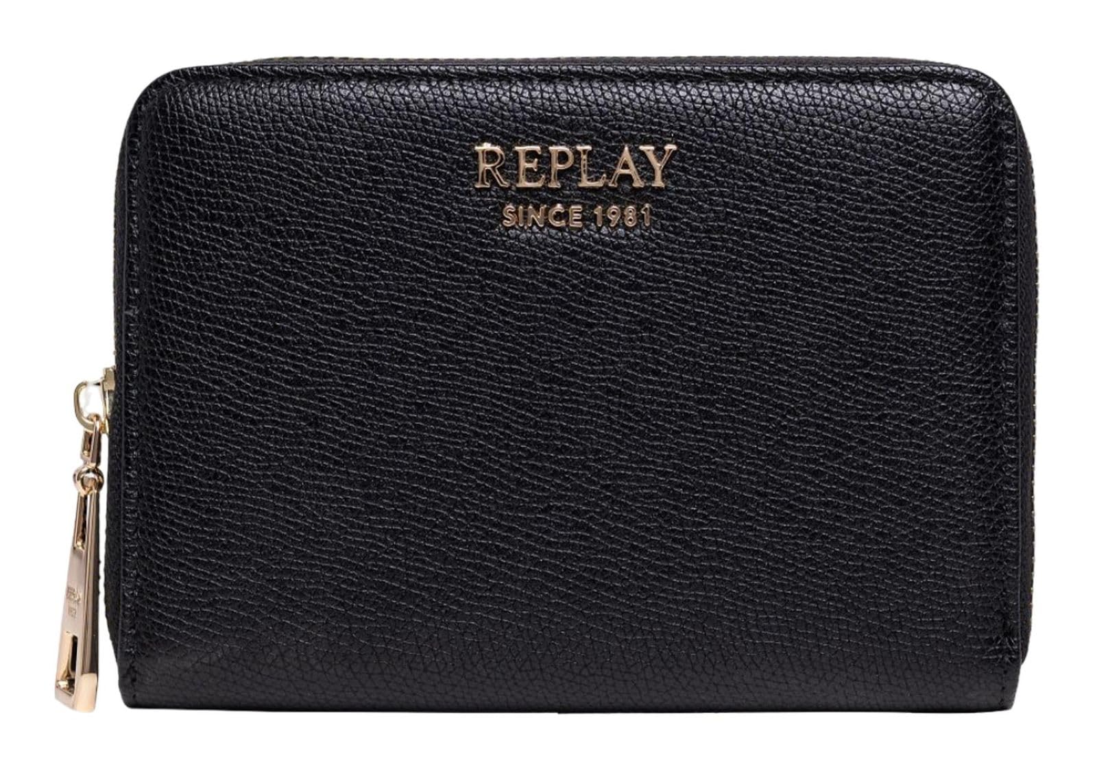 Replay Women Fw5383 Billfold, 0098 Black, One Size