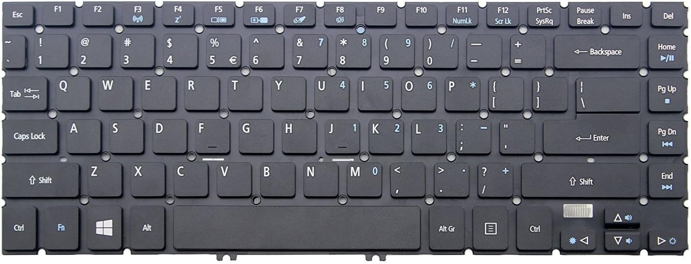 wangpeng® New for Acer Aspire R3-431T R3-471T R3-471TG US Black Keyboard