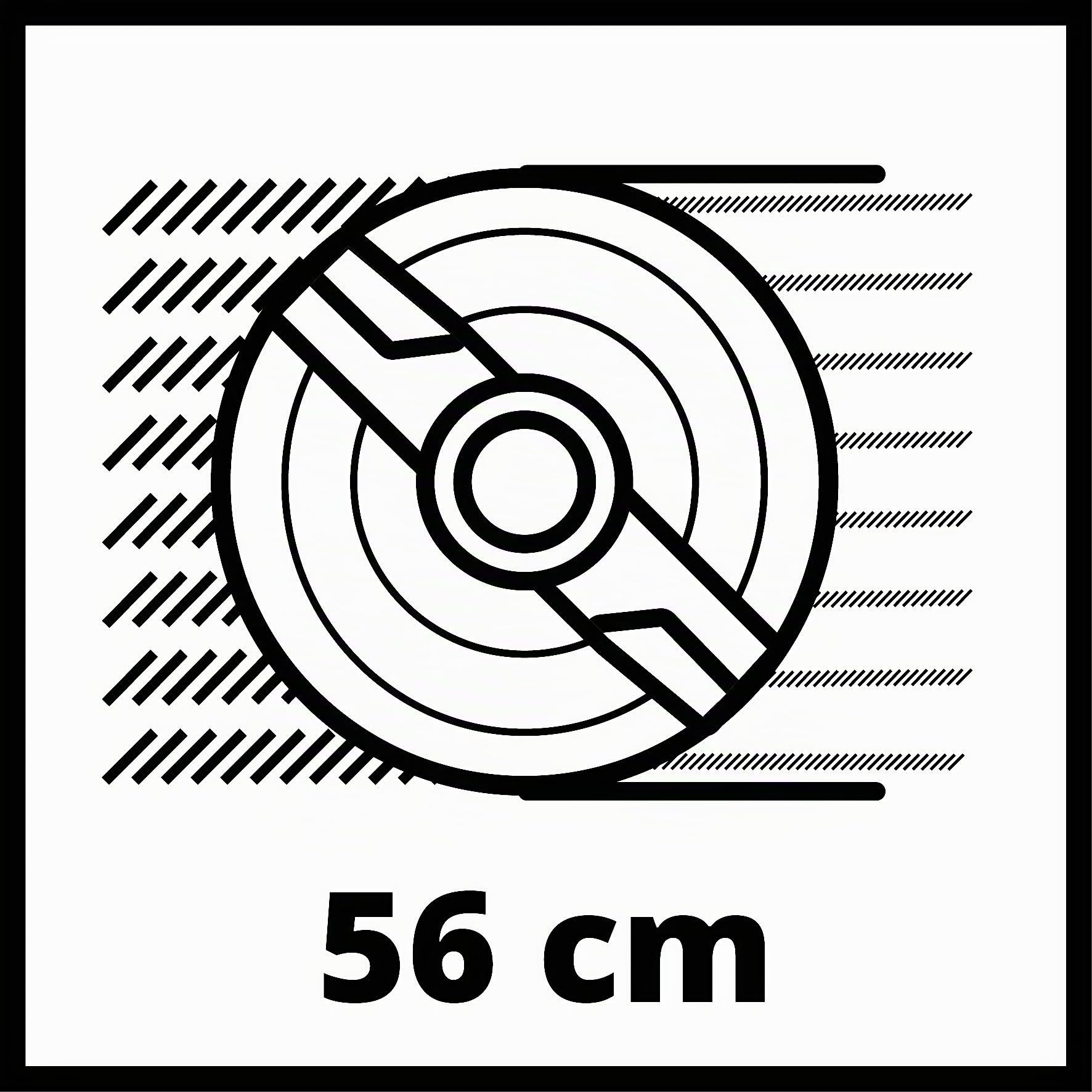 Einhell Benzin-Rasenmäher GC-PM 56/2 S HW (für 2.200 m², Frontbumper, OHV-Motor mit GT-Markengetriebe, Einhell Quick-Start-System, Vortex Technology Deck mit 5-in-1-Funktion)