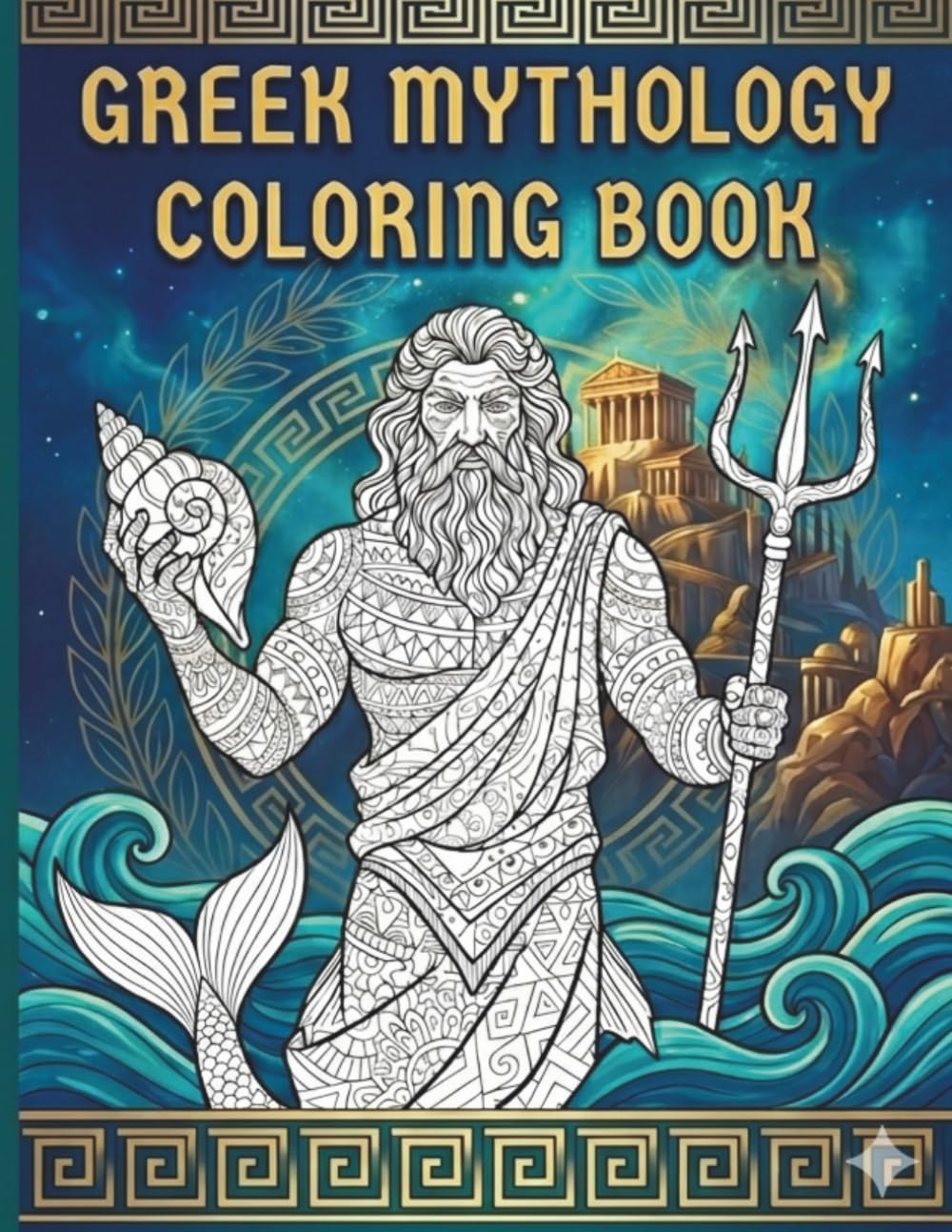 Greek Mythology Coloring Book: 50+ Detailed Illustrations of Gods, Goddesses, and Legendary Figures for Stress Relief and Relaxation