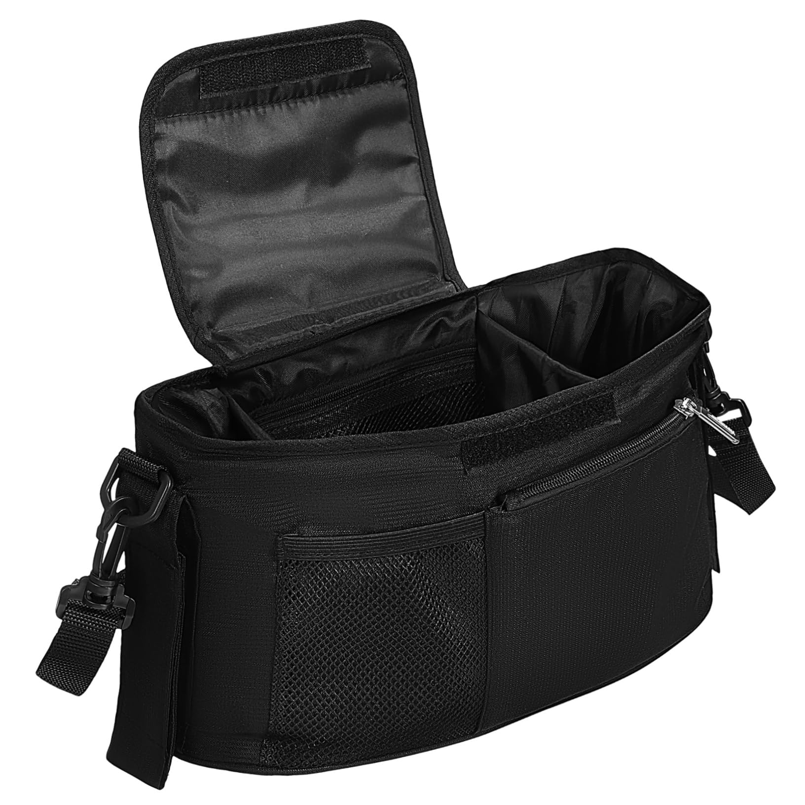 Sosoport Stroller Storage Bag Cup Holder for Stroller Easy Installation Portable Tote Bag