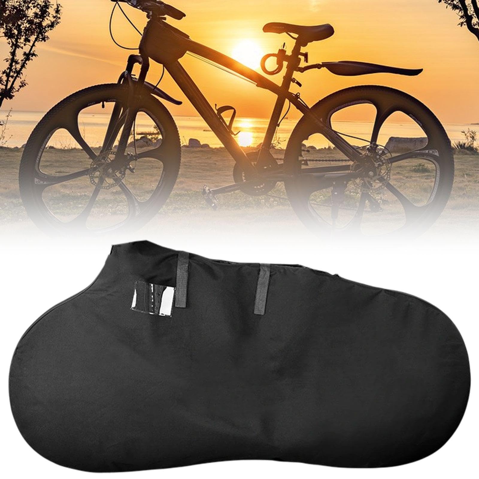 Menolana Bike Bag Cover Dustproof,Portable Lightweight Waterproof Full Cover Bicycle Carrier Case Outdoor for Transport Shipping