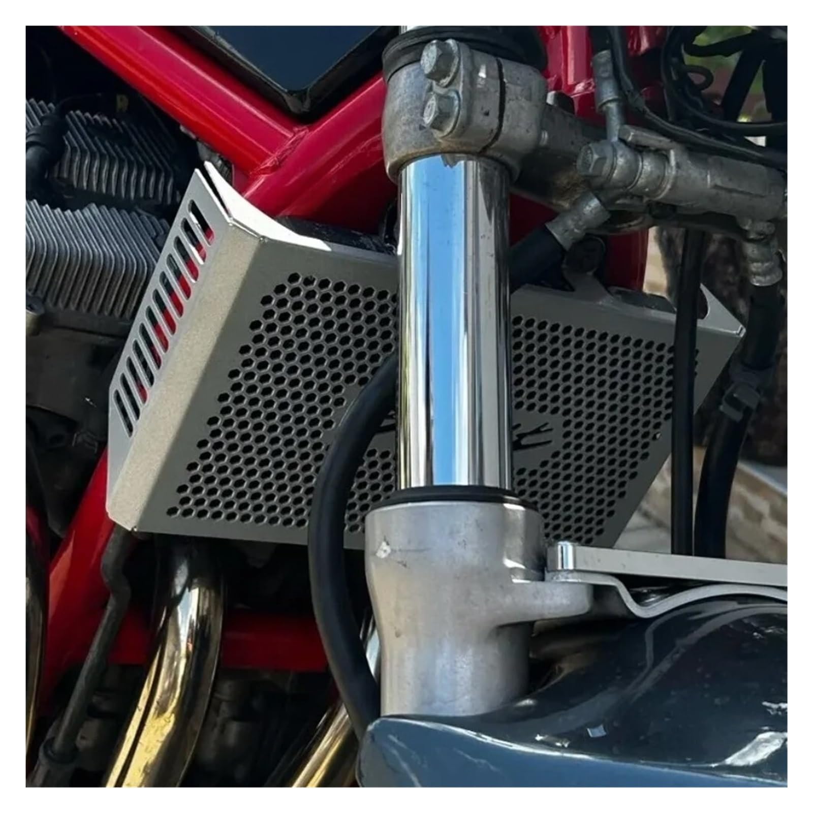Grille de Radiateur de Moto pour GSF600 GSF600S GSF650 GSF650S pour Bandit GSF 600 650 S 1995-2006 Couvercle De Protection Calandre Moto Gardes Refroidisseur D'huile