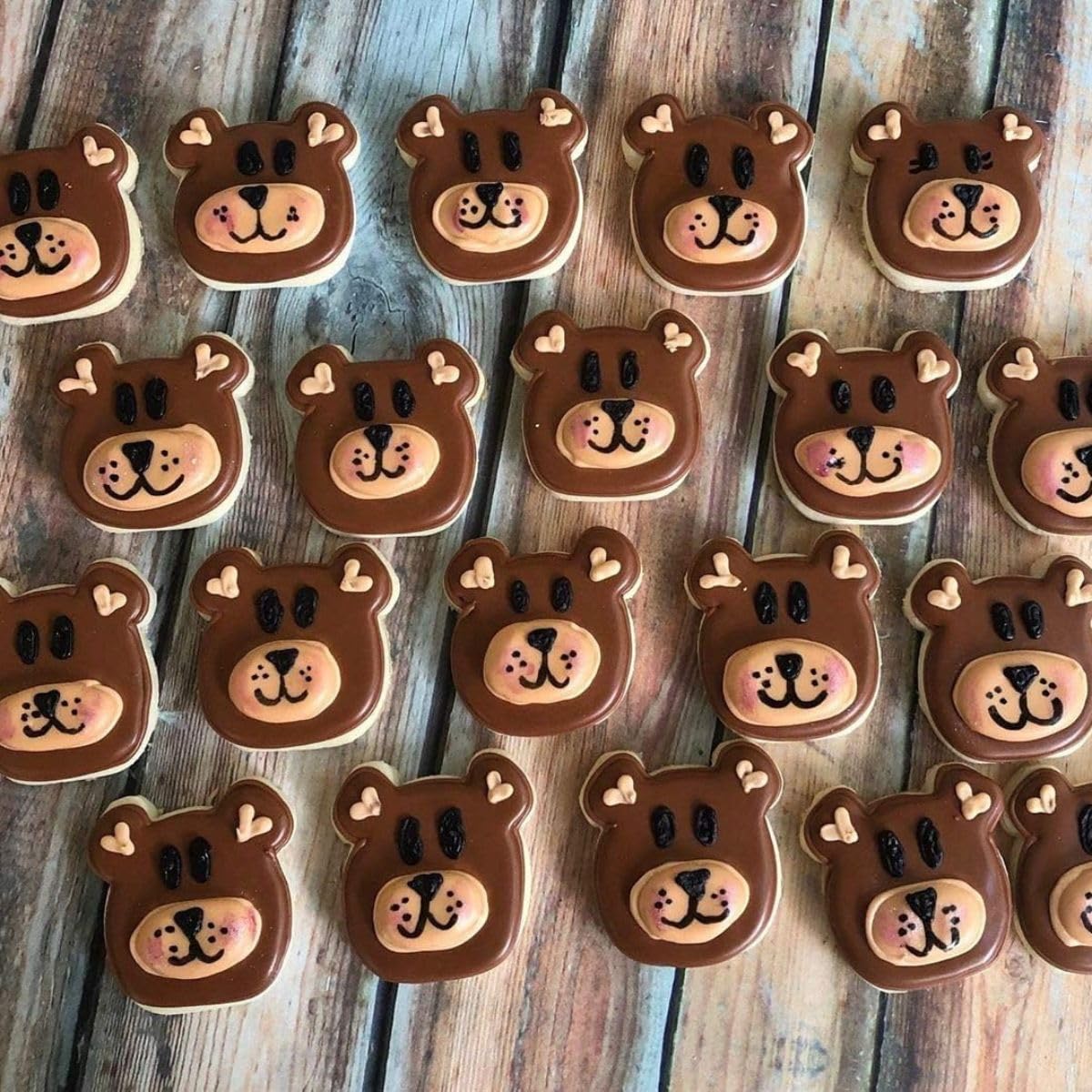 Stampi per biscotti, a forma di orsetto, in acciaio inox, a forma di orsetto, accessori da cucina, strumenti da forno per dessert, argilla, pasticceria, torte, biscotti