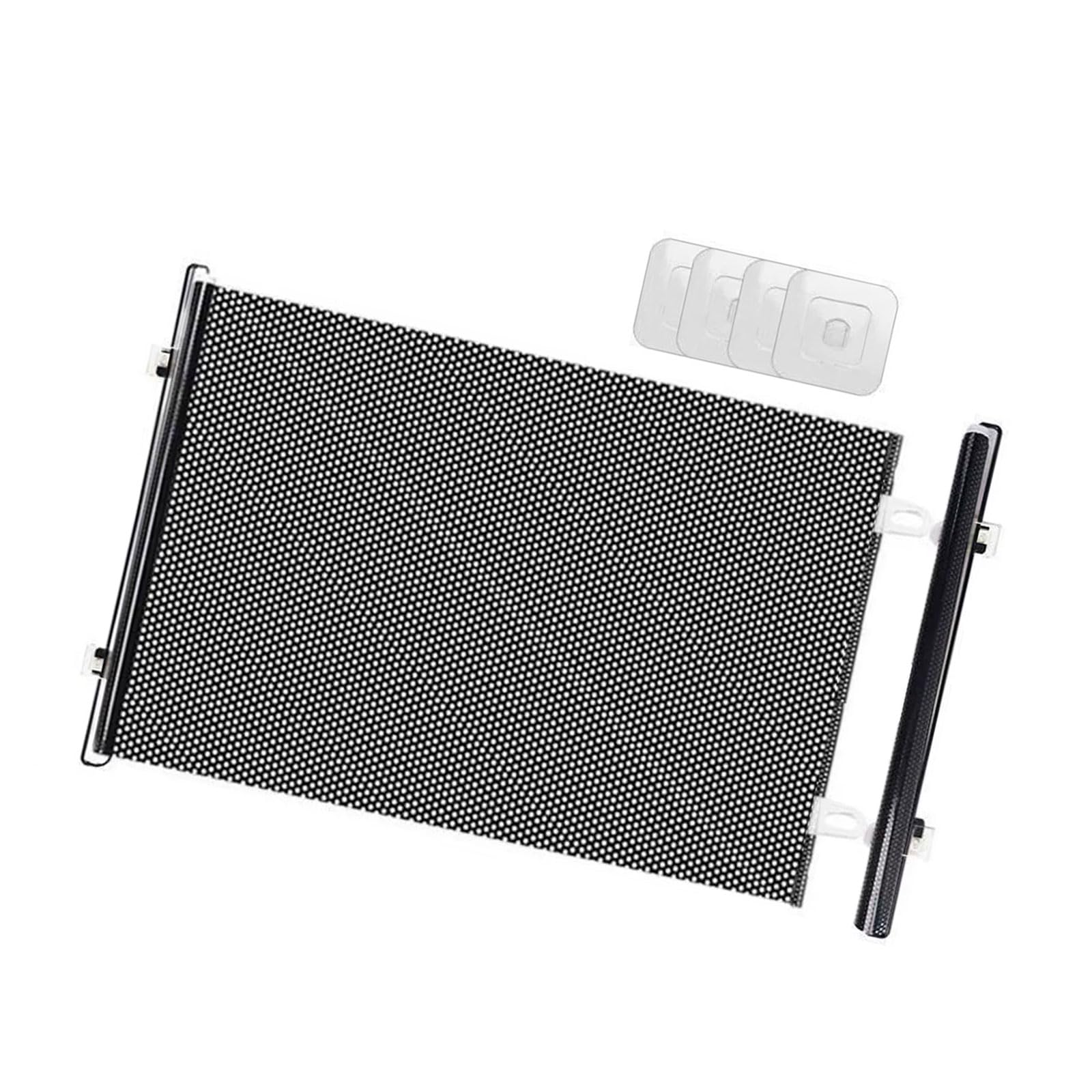 Retractable Dog Gate for Small Pet Stair Barrier Flexible Indoor Outdoor Use Fit Narrow Space Childproofing Hallways Adjustable Length Door