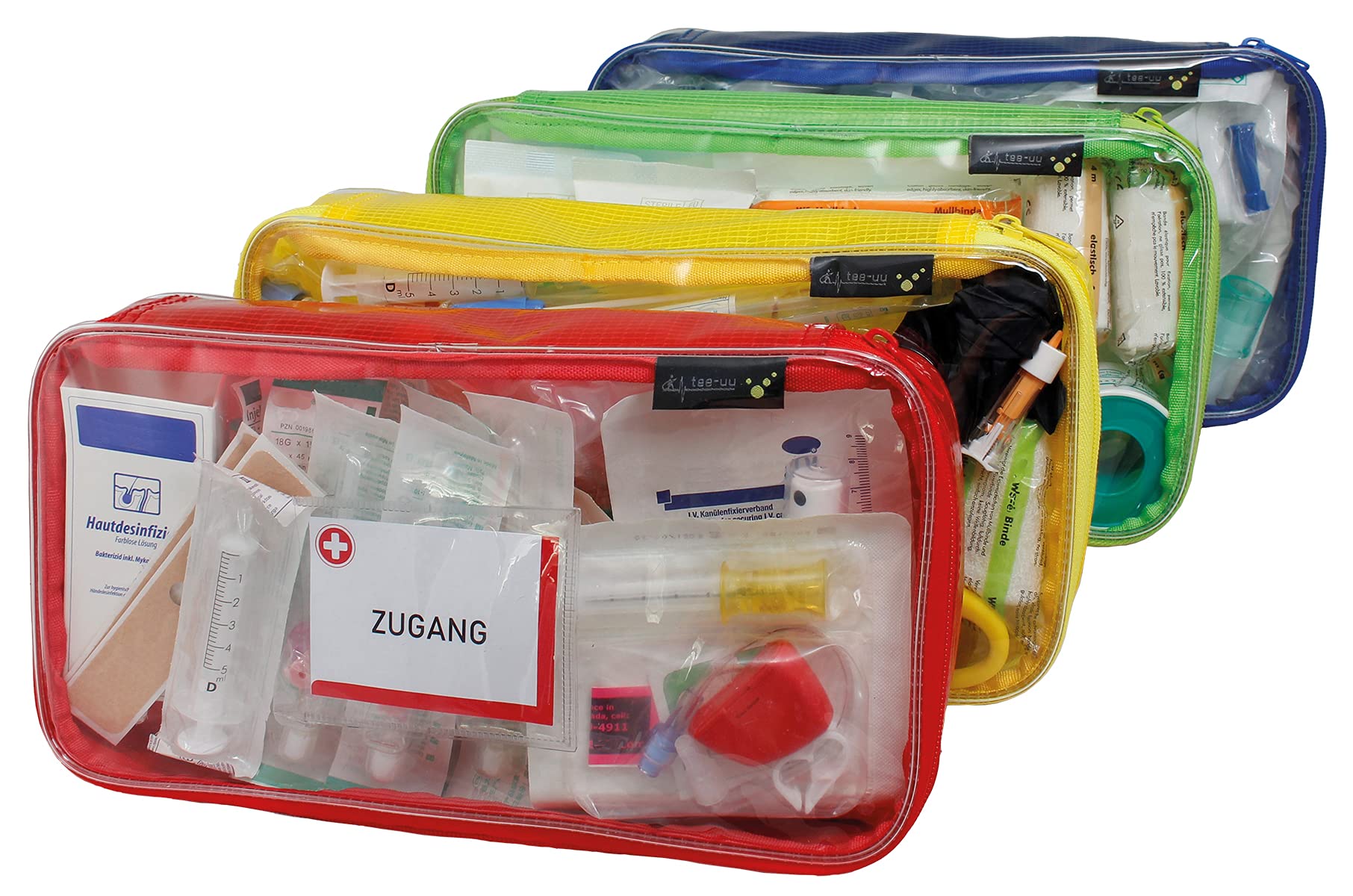 tee-uu Praxis Ensemble de sacs modulaires Mixed & Large, coloré, Large,