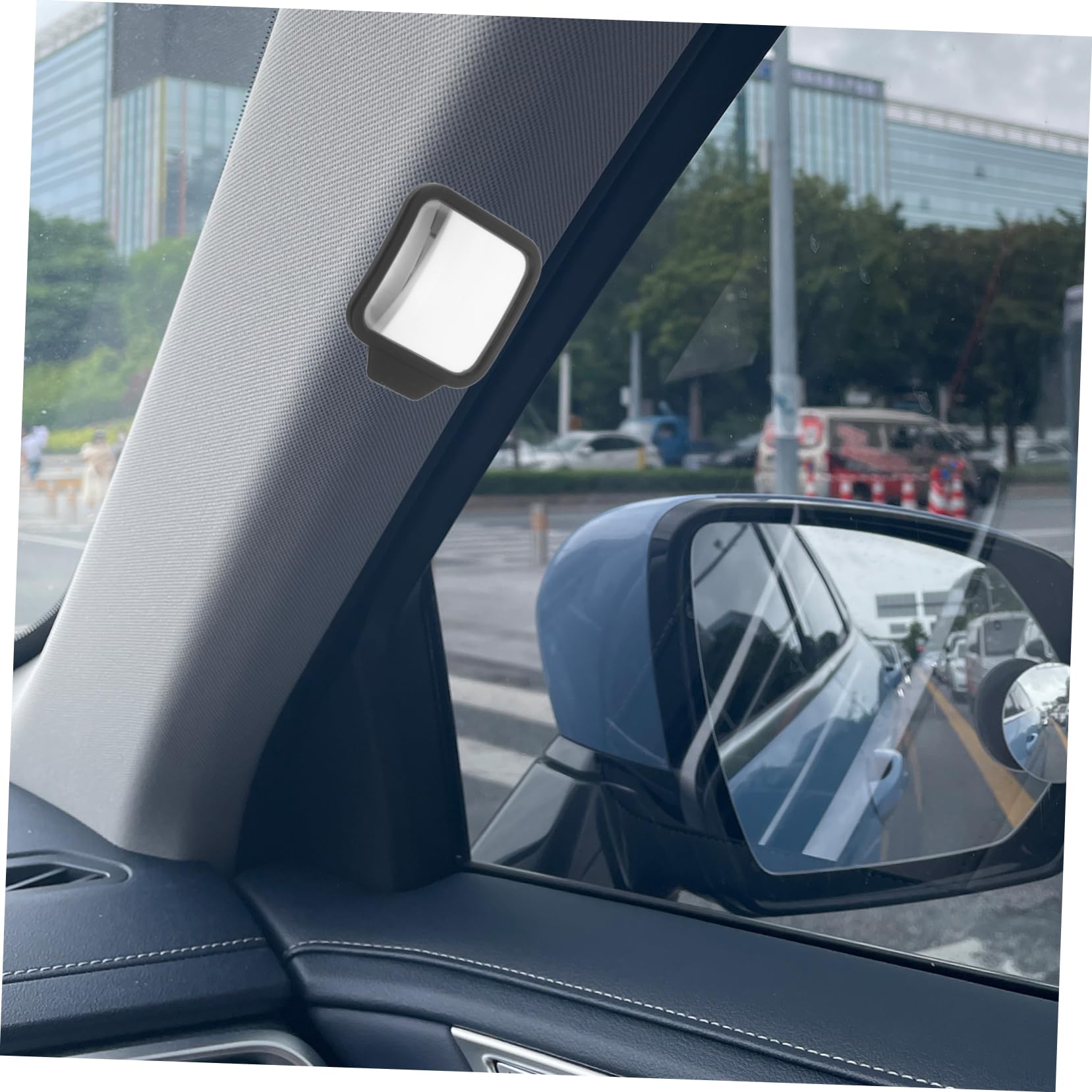 COSMEVIVI Car Side Mirror Blindspot Auxiliary Mirror Wide Angle Automotive Exterior Accessory