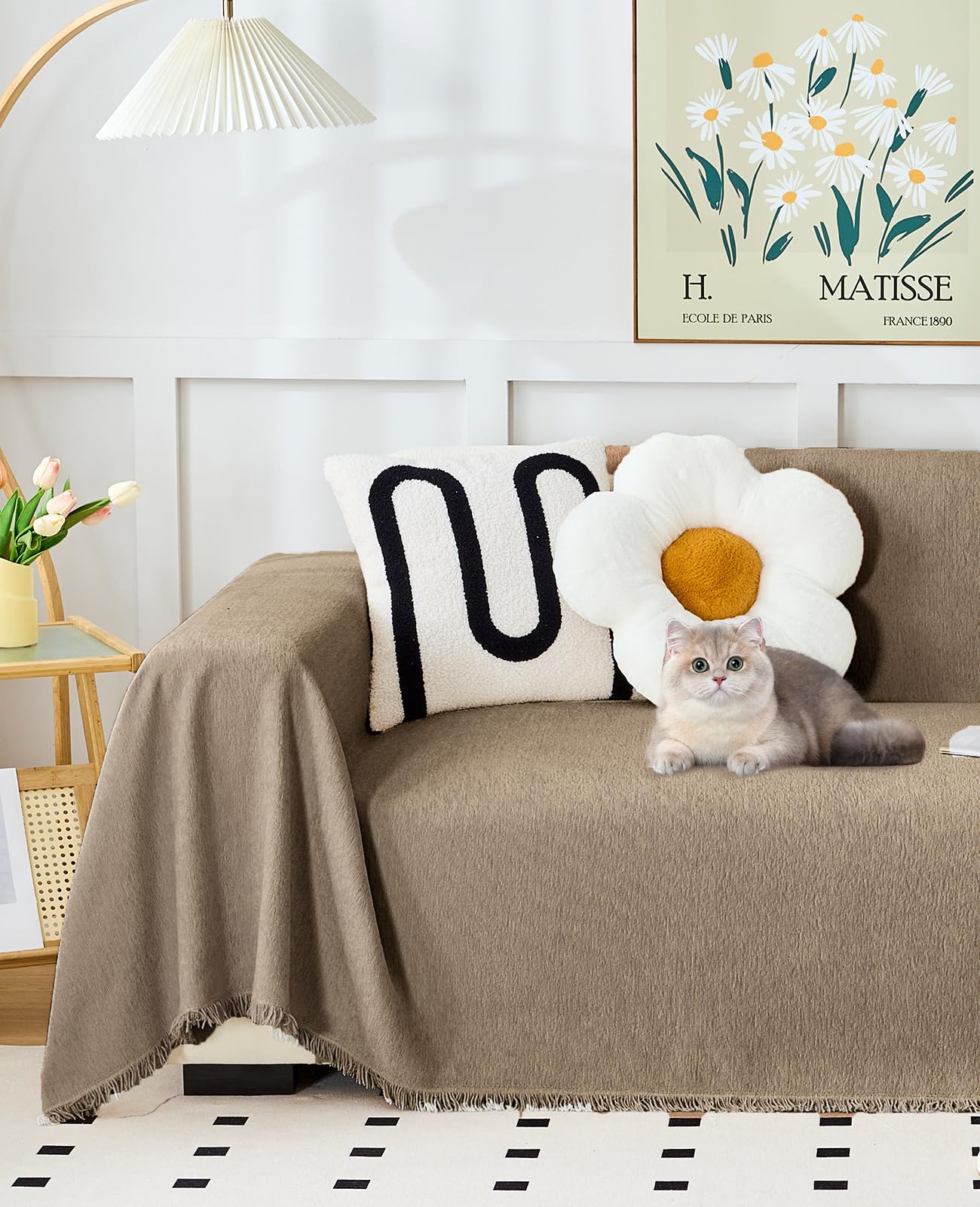 Amazon｜JUUE ソファーカバー 二人掛け マルチカバー ソファー 長方形