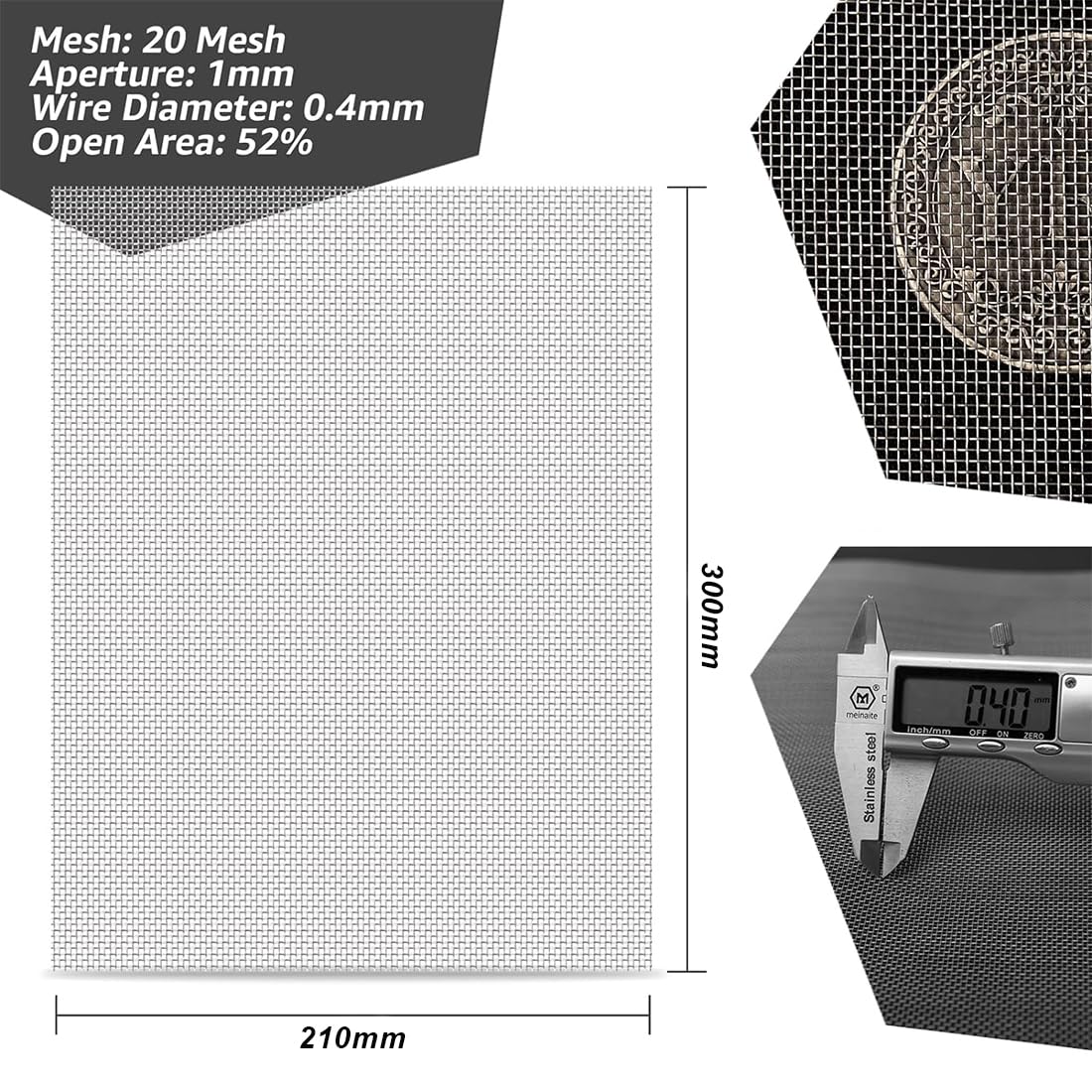 Rete Metallica Verde 25x25mm - Rotolo 10m X 1m Per Recinzioni, Voliere E Protezione Piante - Foto 10