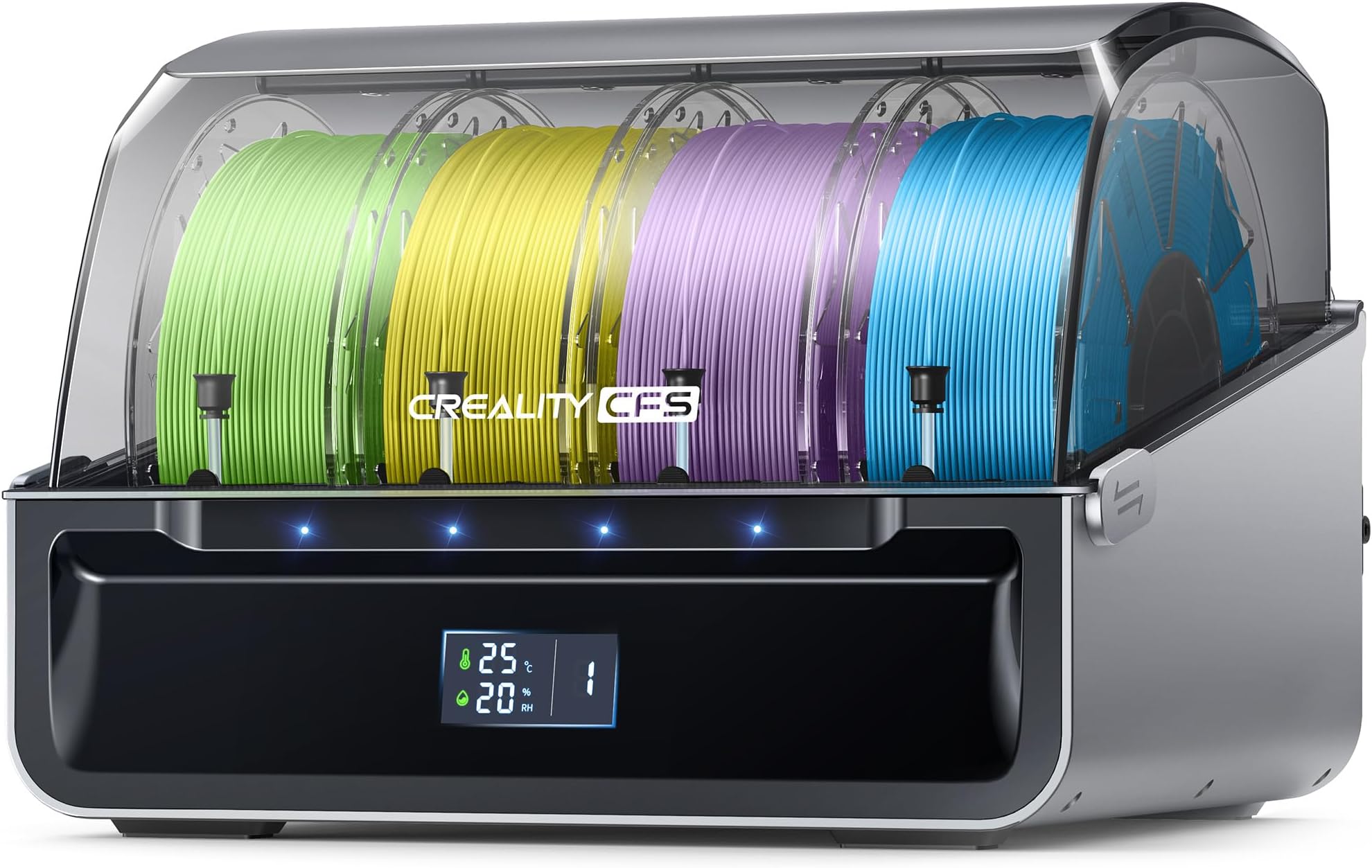Creality CFS Multi Color 3D Printer Automatically Filament System, Anti-Moisture Filament Storage, Supports 4 Parallel Devices for 16 Color Printing, Compatible with Creality K2 Plus 3D Printer