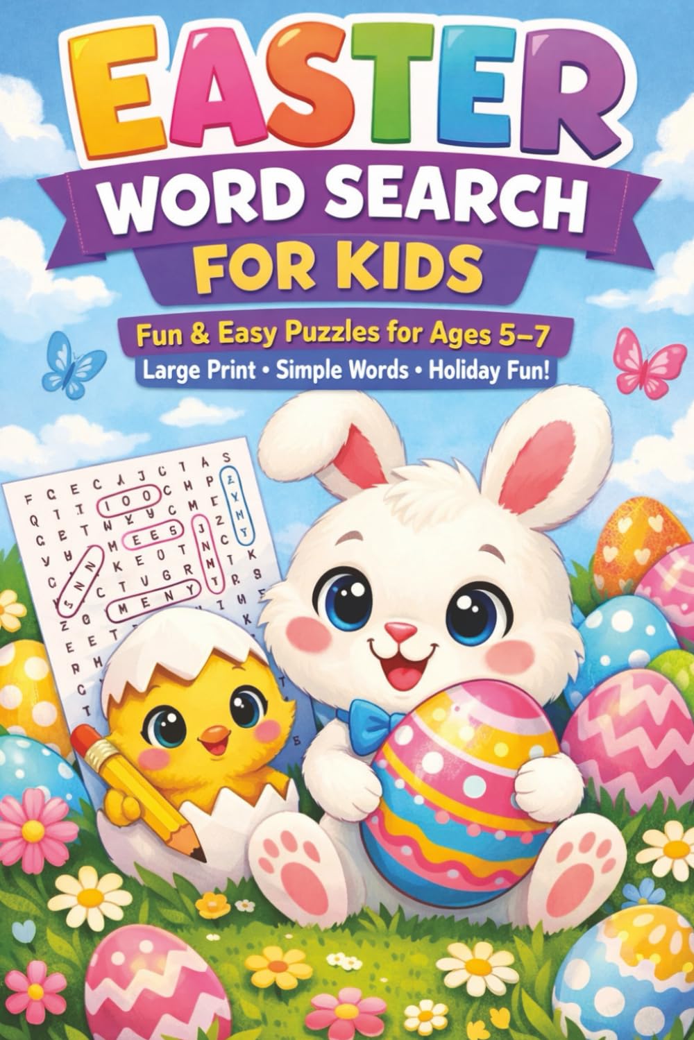 Easter Word Search for Kids: Fun & Easy Holiday Puzzles