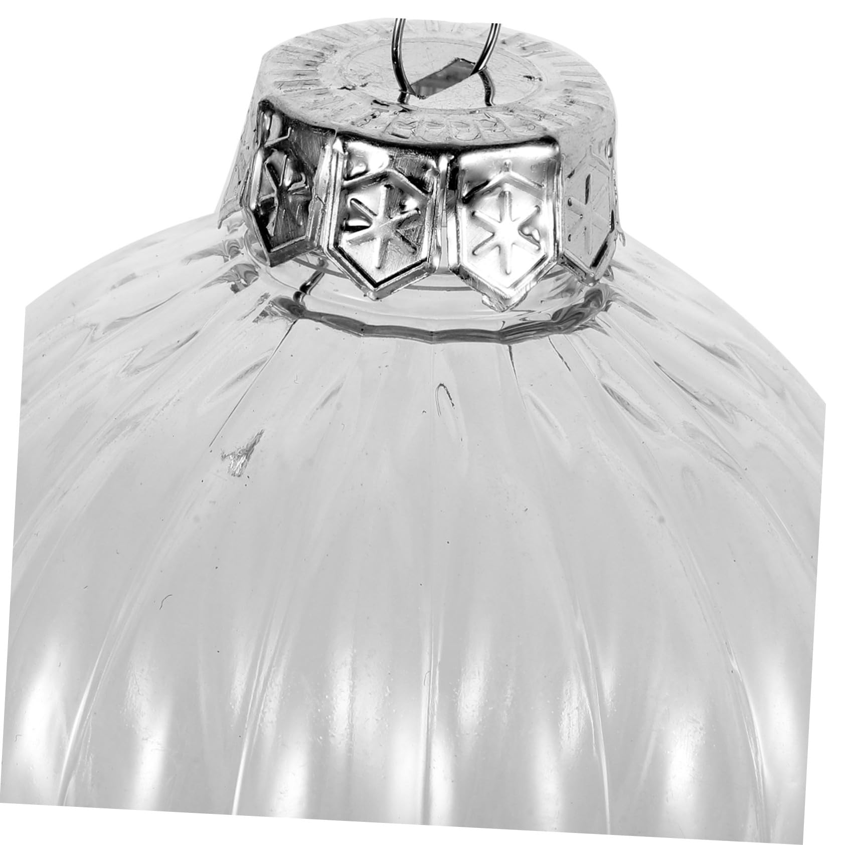TOPBATHY 20 Bolas De Navidad Azul Adornos De Bolas De Vidrio De Plástico Transparente Decoración Navideña