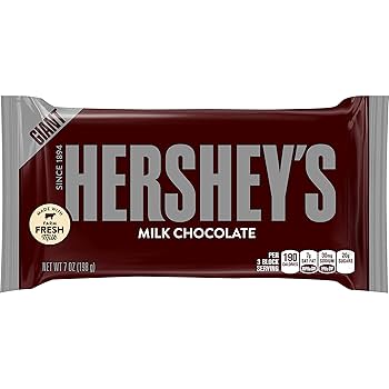 Amazon | Hershey(ハーシー) ジャイアント ミルクチョコレート
