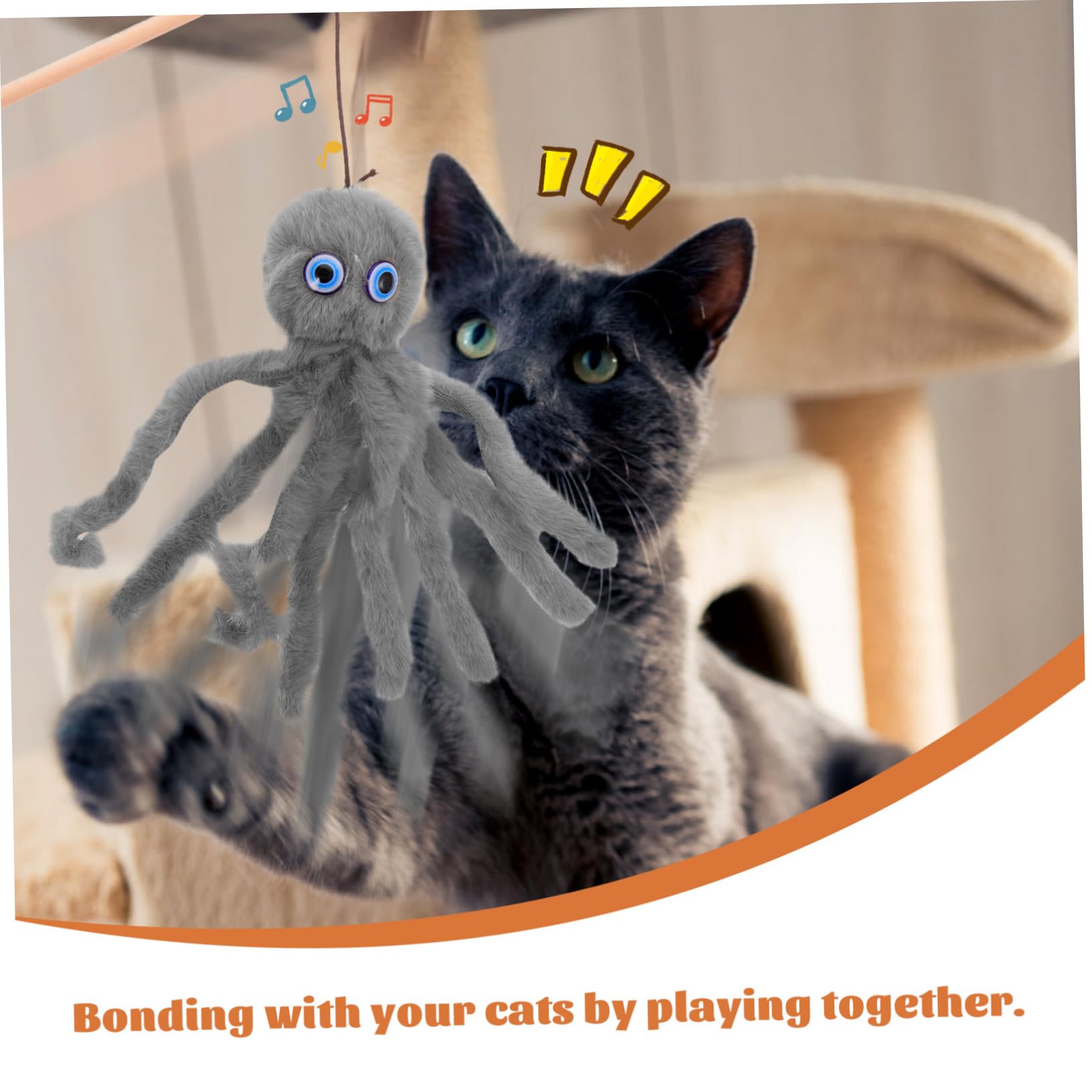 ABOOFAN 8stücke Interaktives Katzenspielzeug Fördert Spiel Und Interaktion Für Katzen Lustiges Und Spannendes Katzenspielzeug Für Drinnen