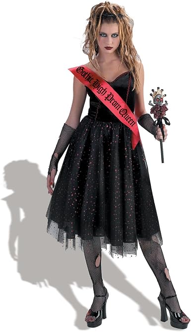 Gothic High Prom Queen Teen Costume 