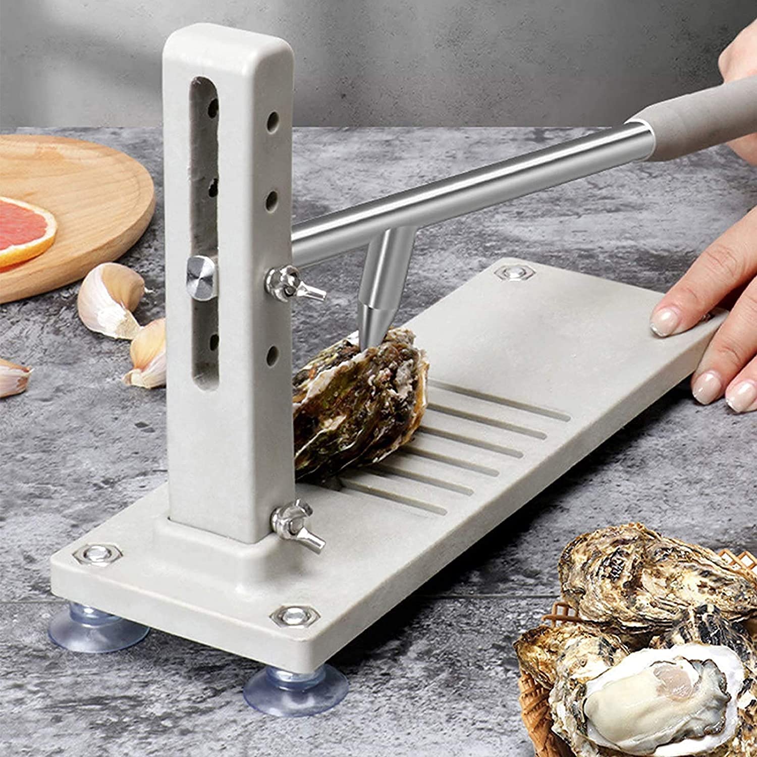 Set di Attrezzi, apribottiglie per ostriche, per Buffet di Hotel o Cucina, Sicuro, Veloce e Senza Sforzo, Senza Coltello