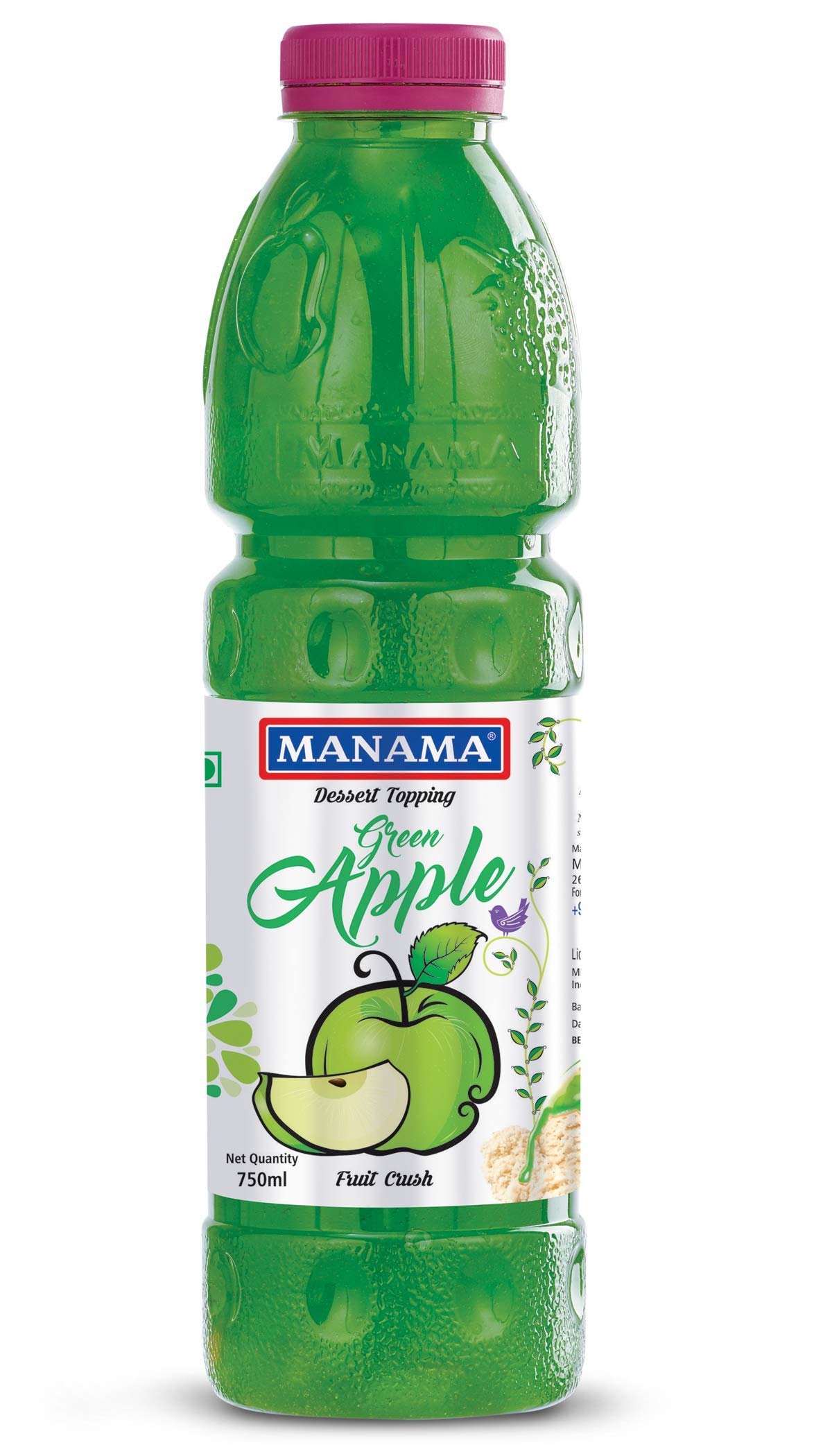 Manama Green Apple Crush | Fruit Topping for Ice Creams, Cakes, Pastries and Shakes 750ml Bottle-image-27