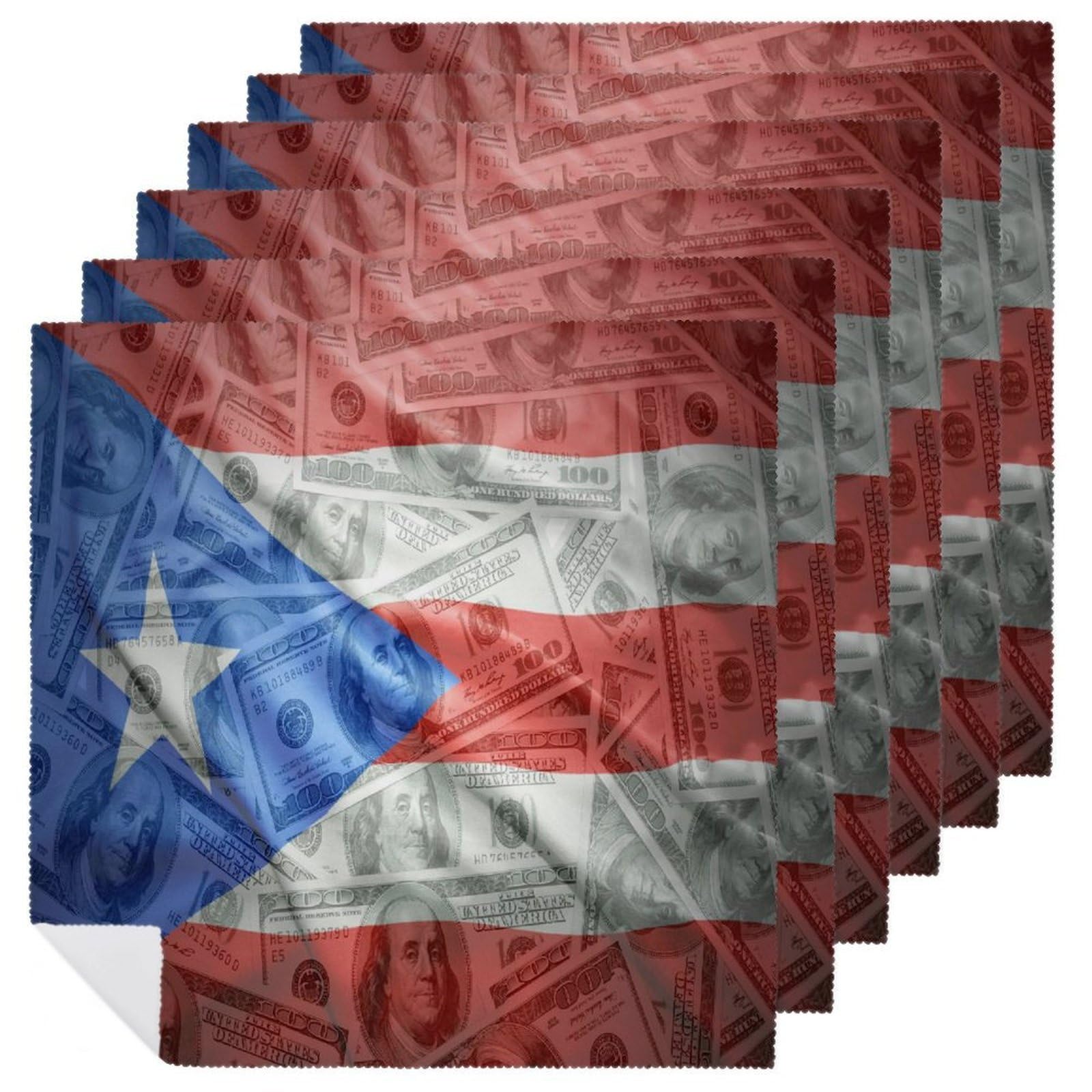 Servilletas de tela de Puerto Rico para bodas y fiestas temáticas