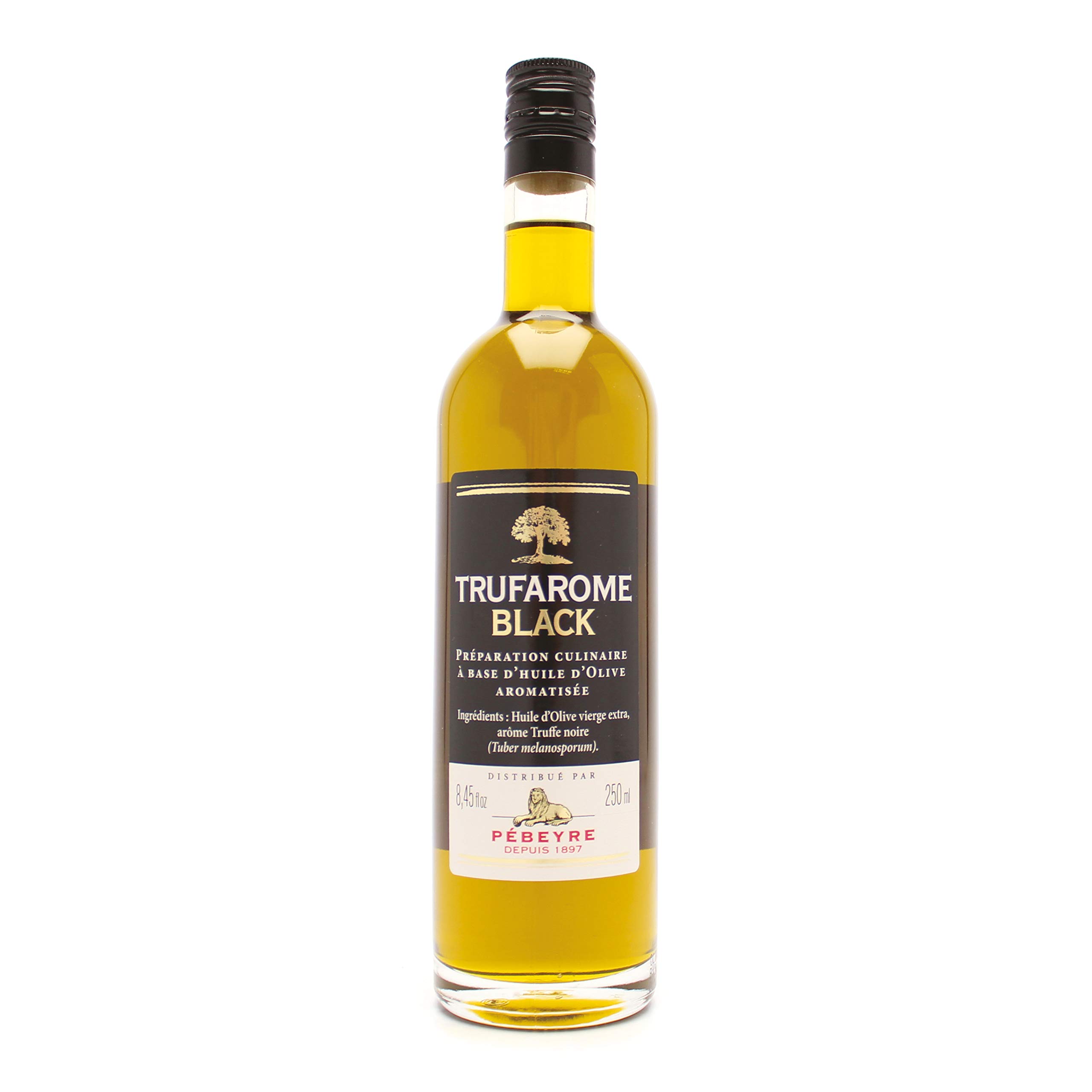 TRUFAROME Préparation à Base d'Huile d'Olive Aromatisée à la Truffe Noire 25 cl