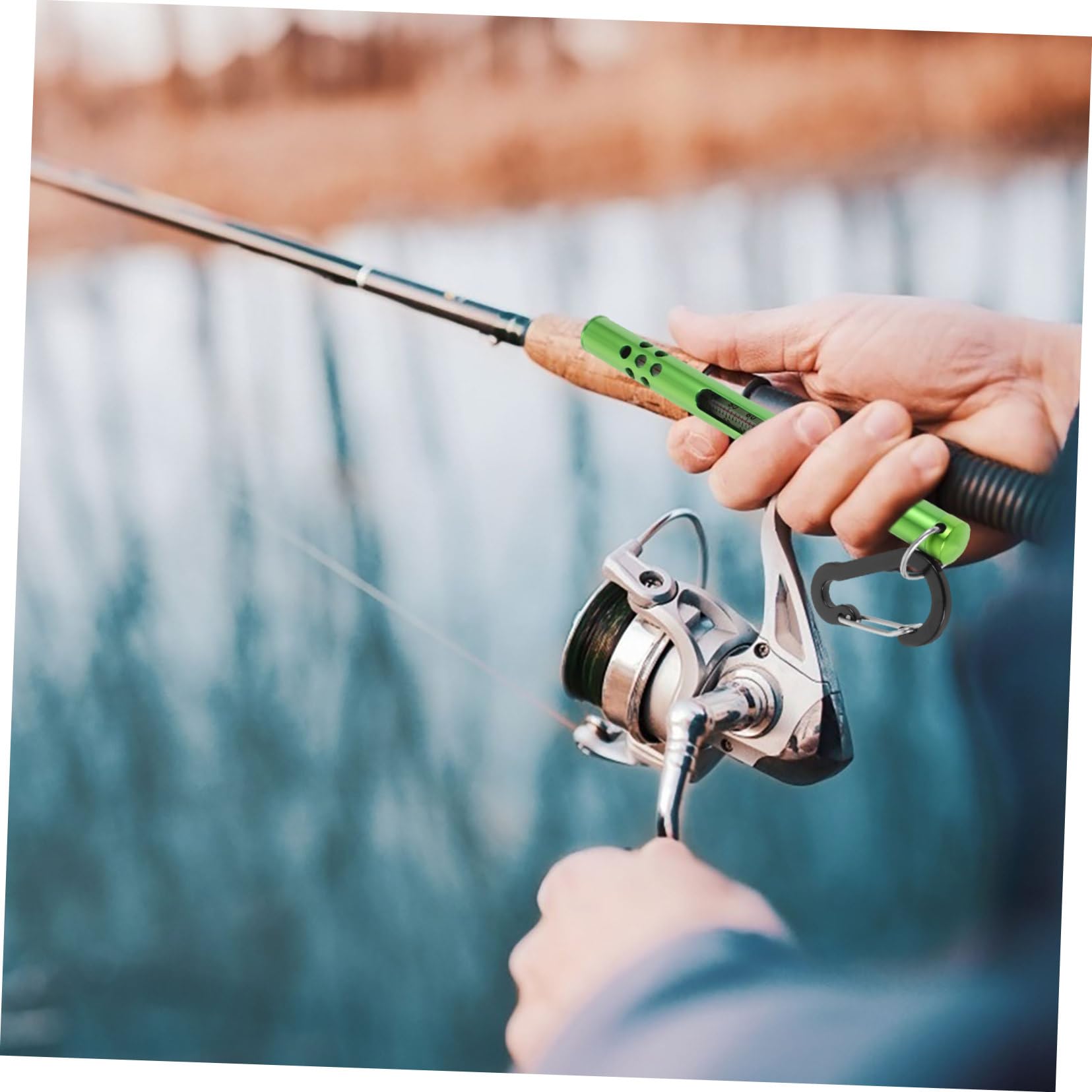 Abaodam Fischen Wasserthermometer Temperaturmessgerät Für Teiche Tragbares Benutzerfreundliches Thermometer Mit Präzisen Messungen Für Angler Und Outdoor-aktivitäten Leicht Zu
