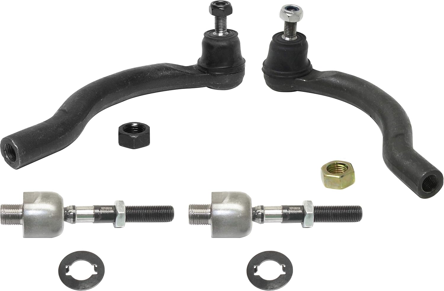 Garage-Pro Front Left & Right Inner and Outer Tie Rod End Replacement For Honda Accord 2003 2004 2005 2006 2007 Acura TSX 04-08 Replaces # 53540SDAA01, 53560SDAA01, 53010SDAA01