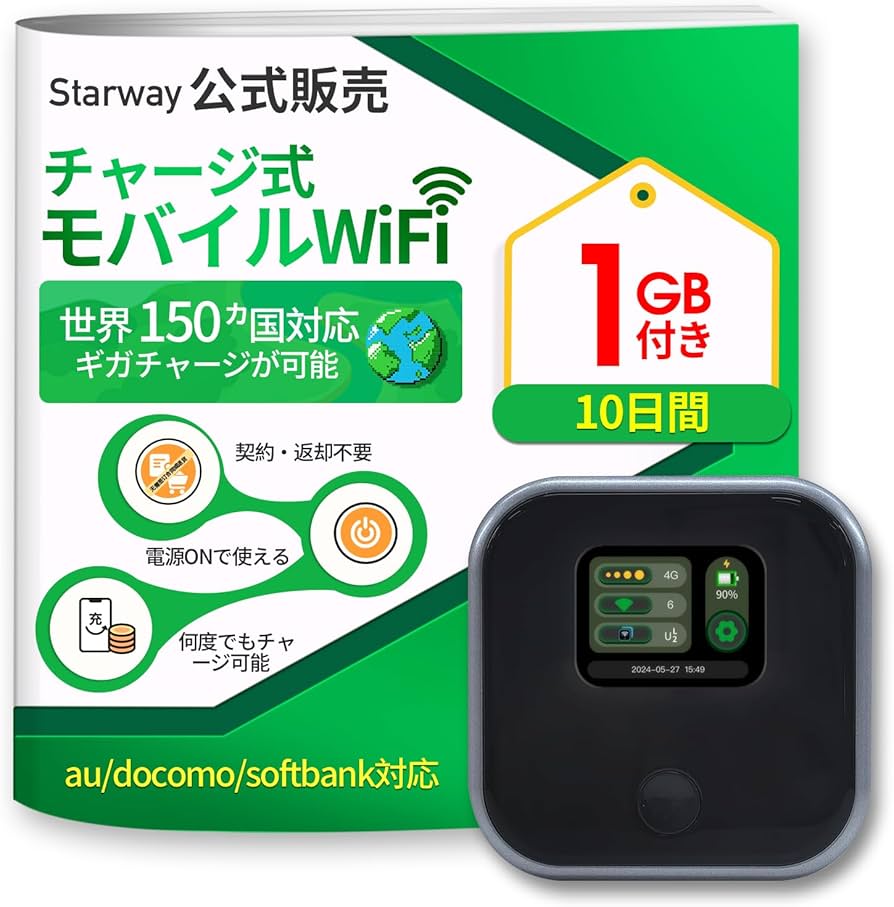 Amazon.co.jp: Starway ポケットWiFi モバイルルーター sim