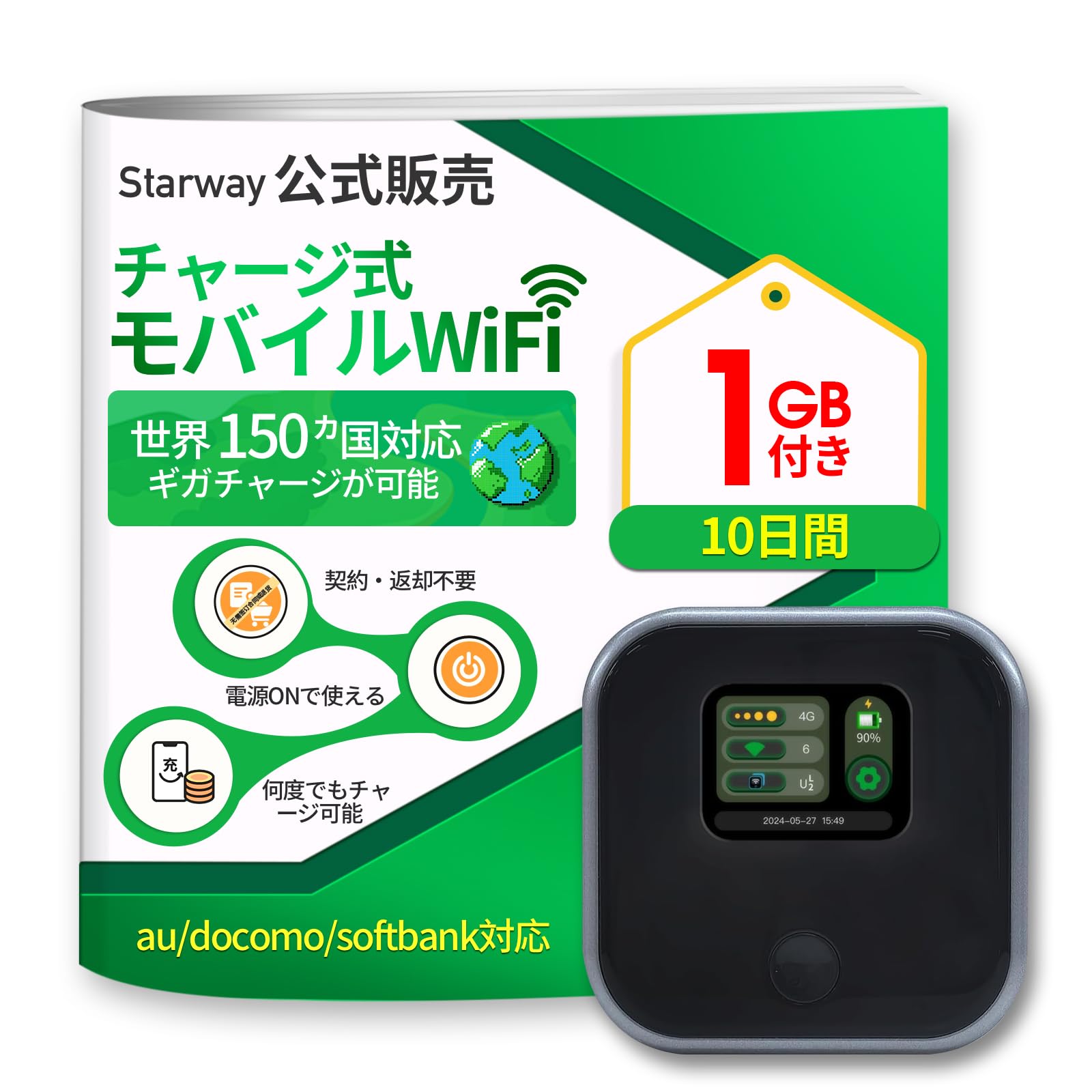 Amazon.co.jp: Starway ポケットWiFi モバイルルーター sim