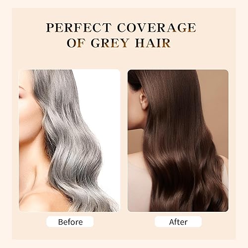 Miniatura 3 de Champú de tinte para el cabello Instant Gary, champú para teñir el cabello, champú para mujeres y hombres, 3 en 1-100% cobertura de canas,